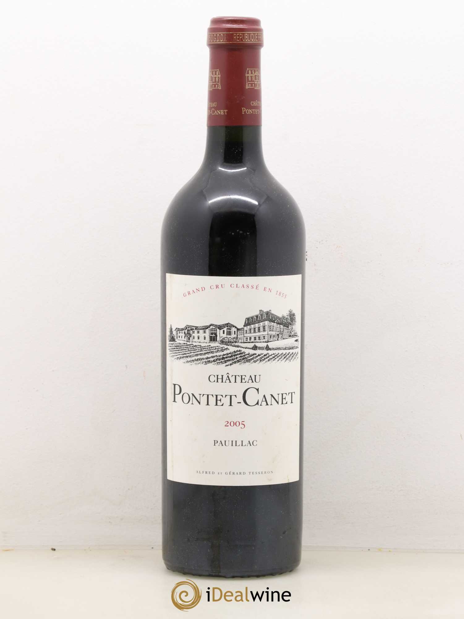 Château Pontet Canet 5ème Grand Cru Classé 2005 - Lot de 1 bouteille - 0
