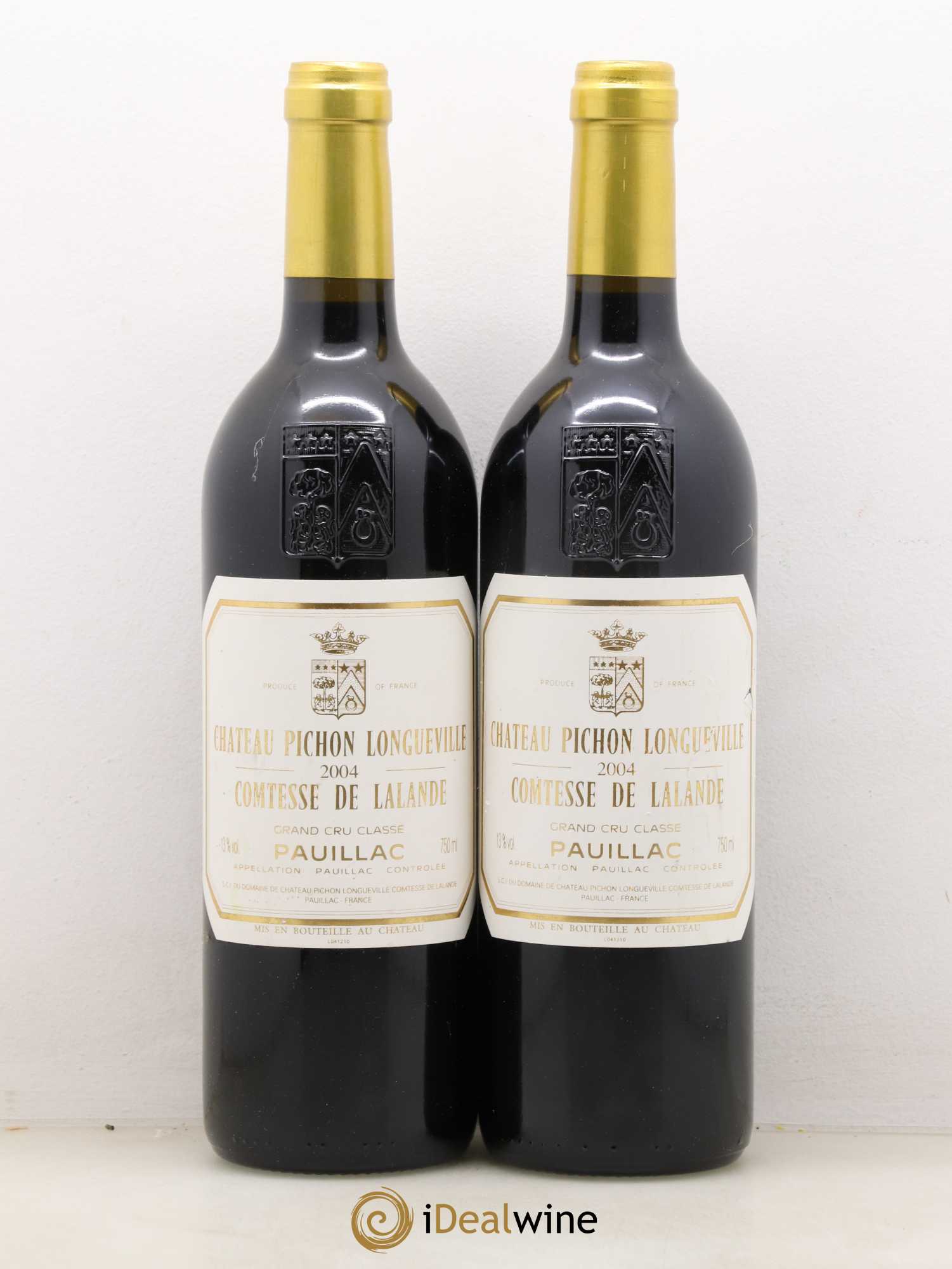Château Pichon Longueville Comtesse de Lalande 2ème Grand Cru Classé 2004 - Lot de 2 bouteilles - 0
