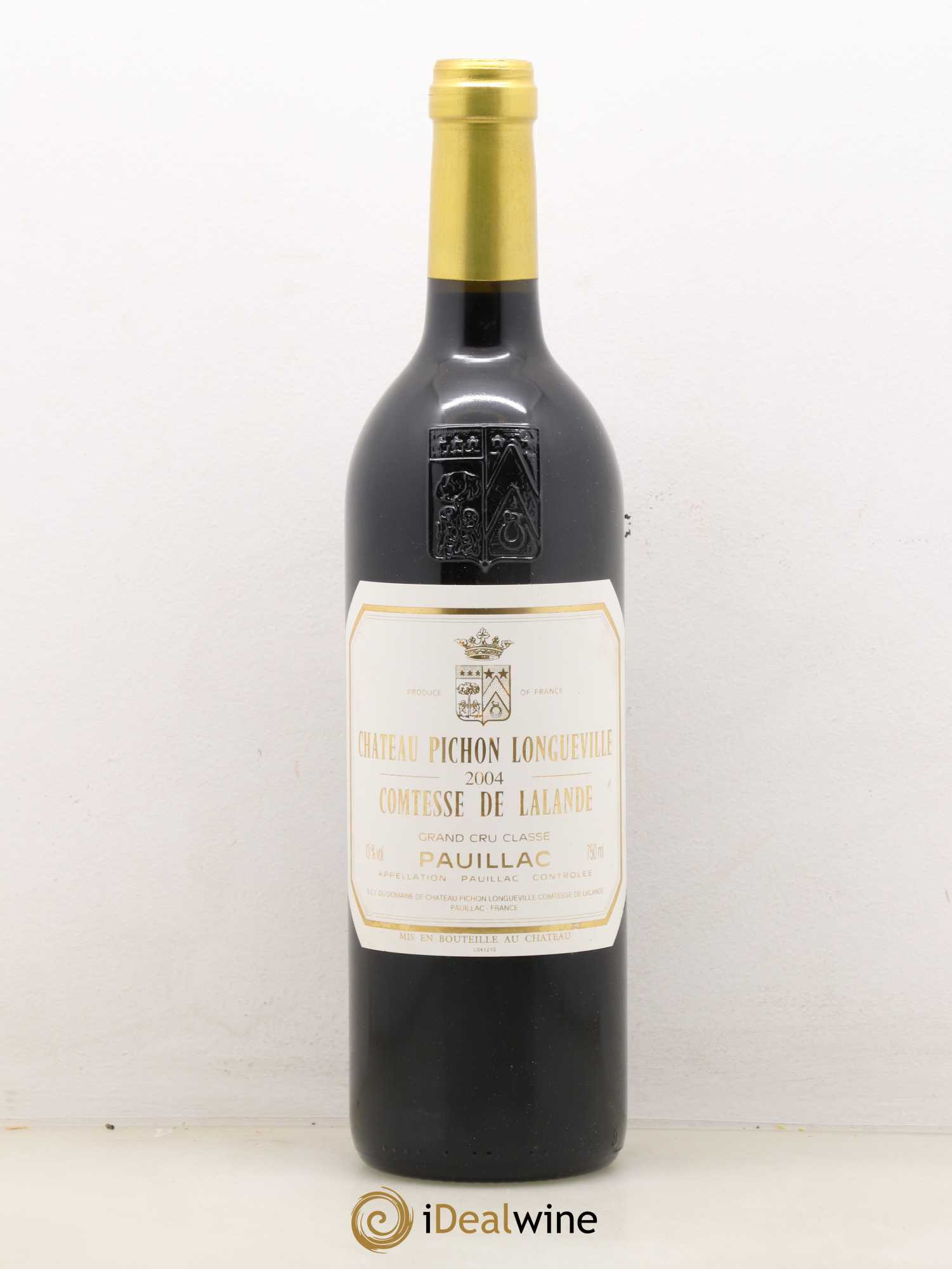 Château Pichon Longueville Comtesse de Lalande 2ème Grand Cru Classé 2004 - Lot de 1 bouteille - 0