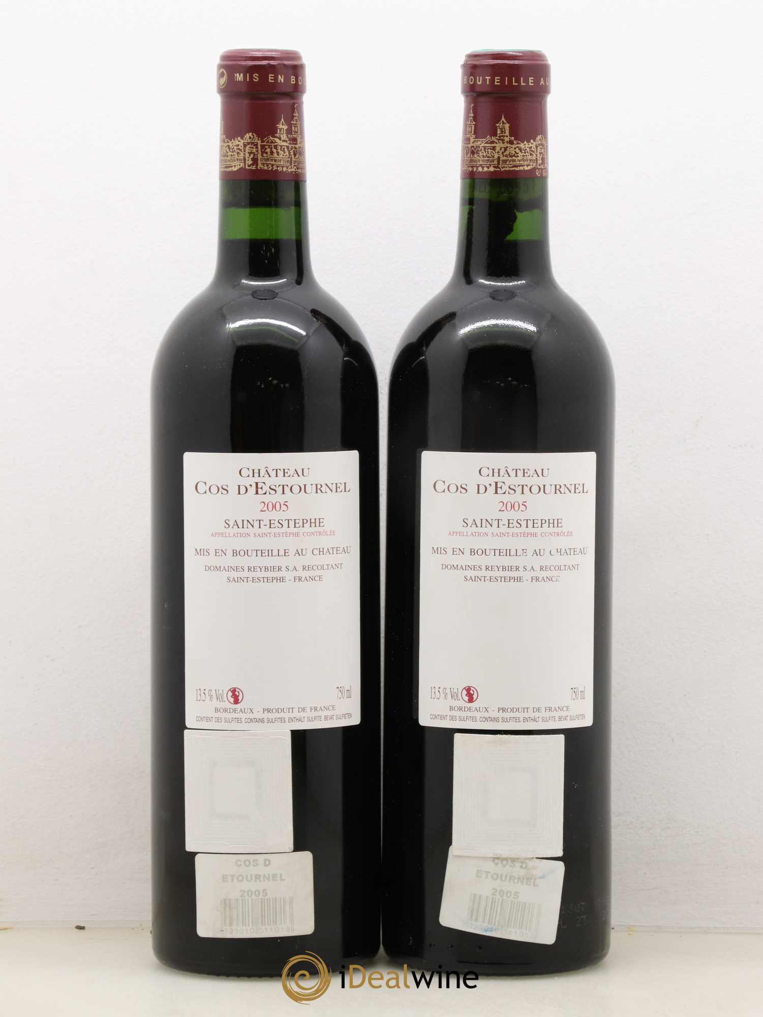Cos d'Estournel 2ème Grand Cru Classé 2005 - Lot de 2 bouteilles - 1