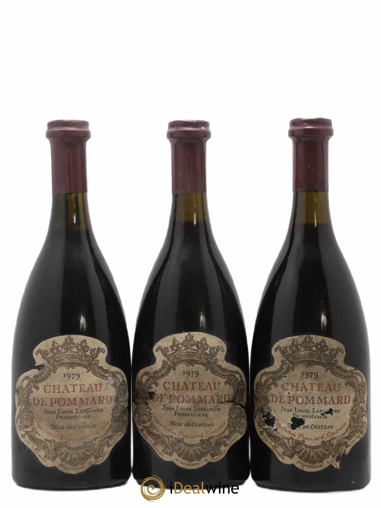 Pommard Château de Pommard 1979 - Lot de 3 bouteilles - 0