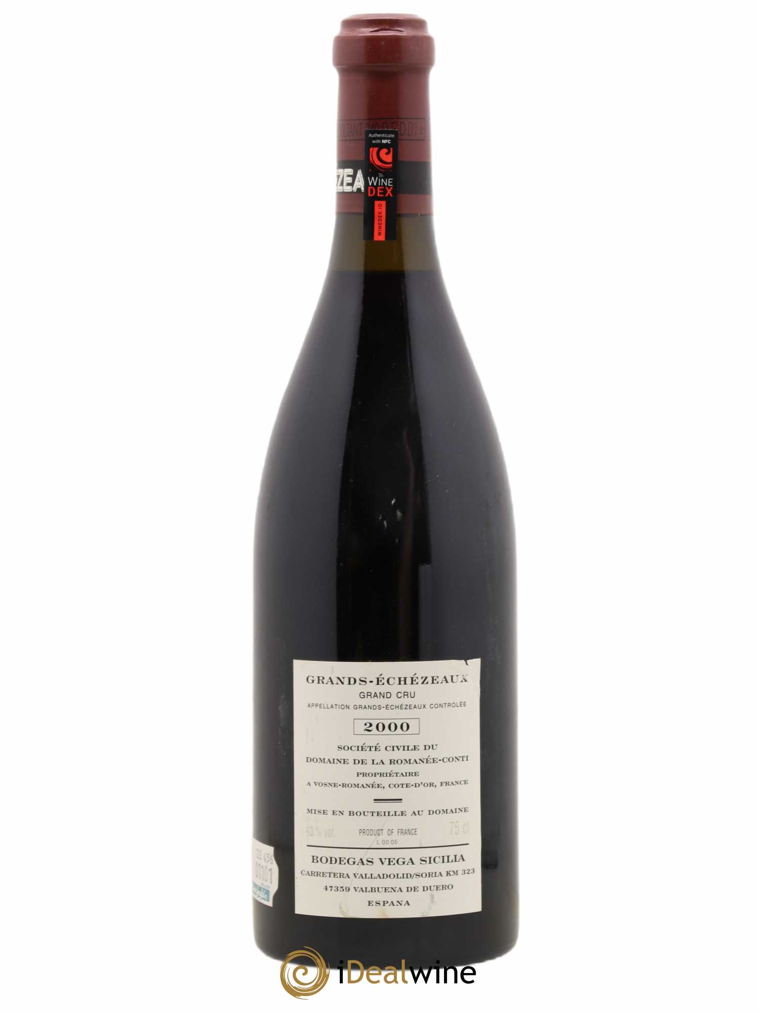 Grands-Echezeaux Grand Cru Domaine de la Romanée-Conti 2000 - Lot de 1 bouteille - 1