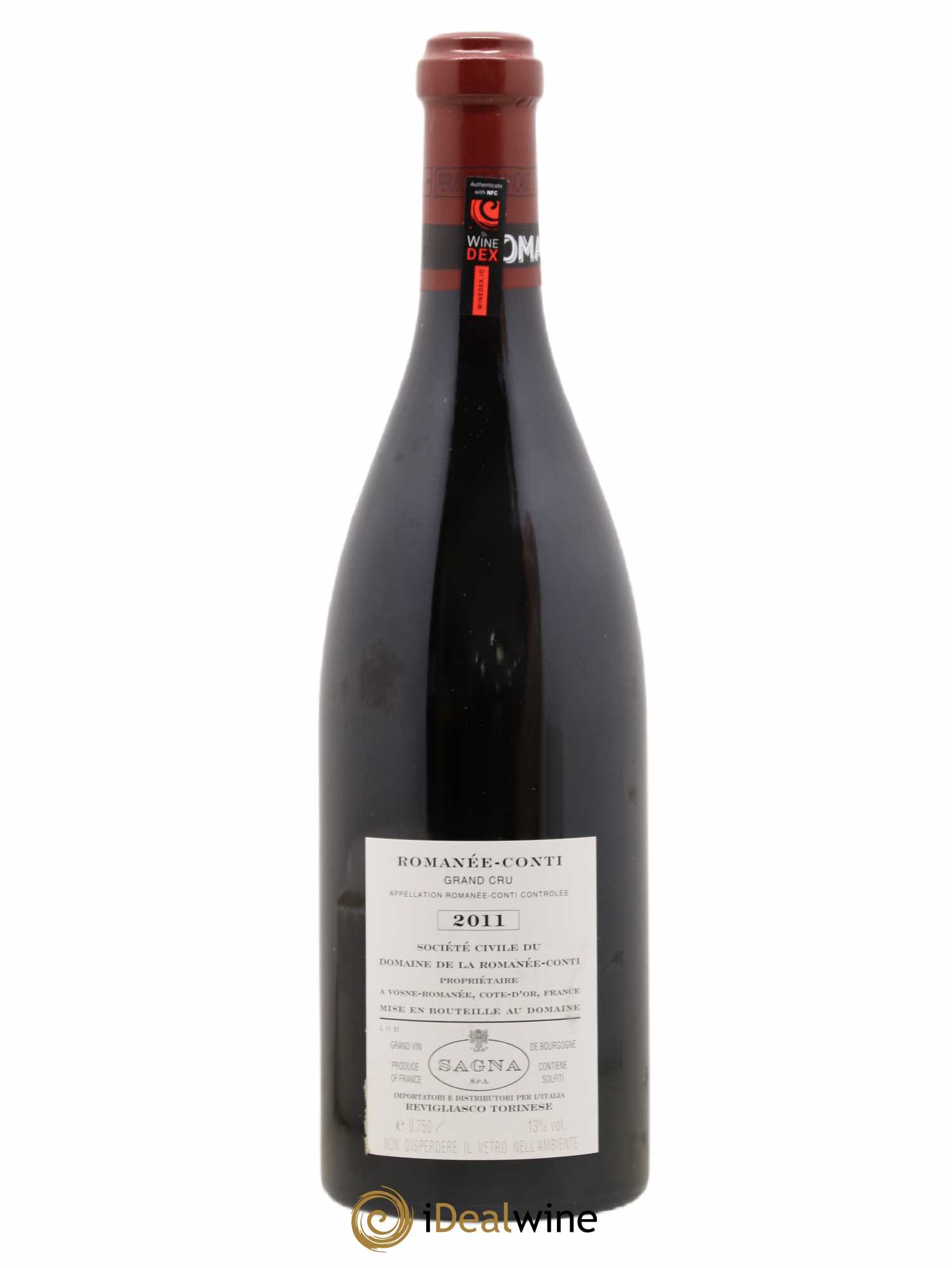 Romanée-Conti Grand Cru Domaine de la Romanée-Conti 2011 - Lot de 1 bouteille - 1