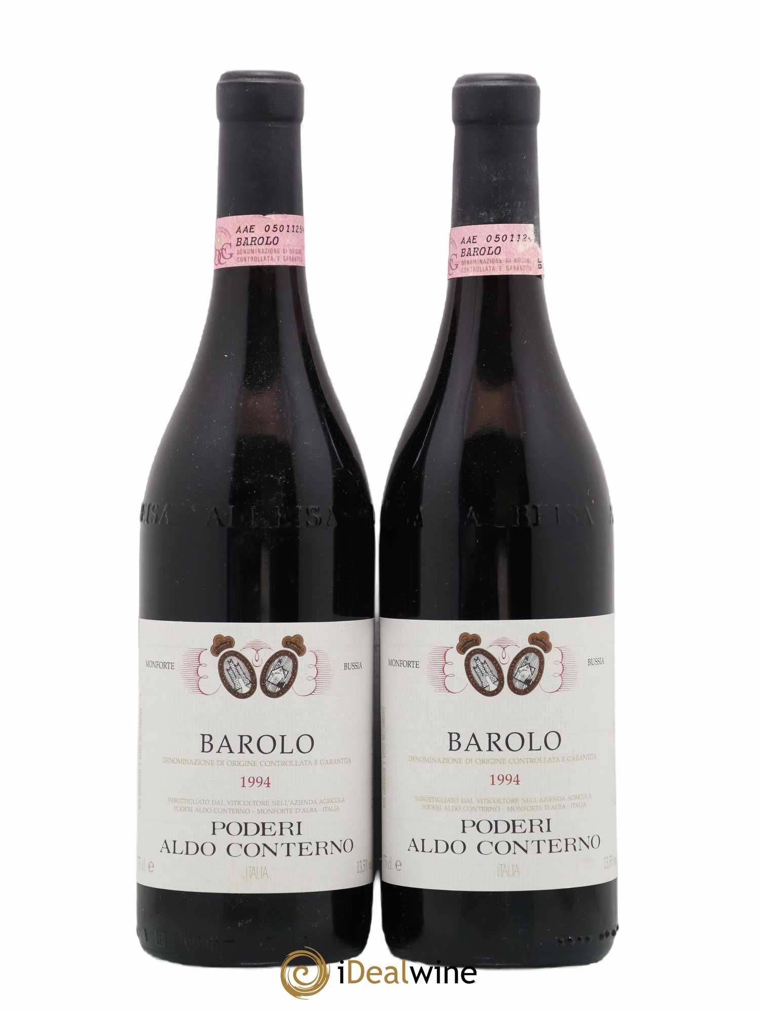 Barolo DOCG Bussia Aldo Conterno 1994 - Lot de 2 bouteilles - 0