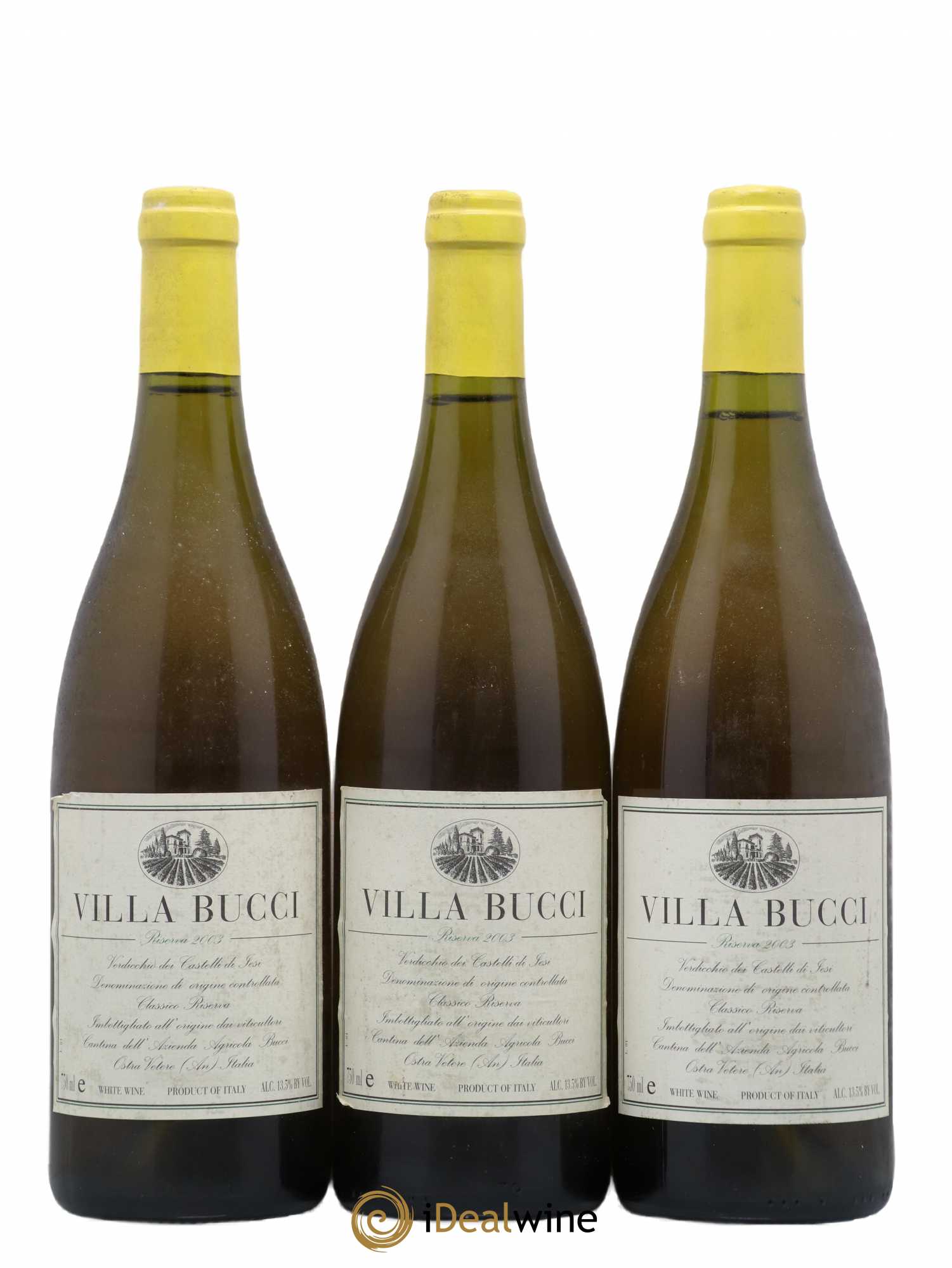 Marches IGT Verdicchio dei Castelli di Jesi Classico Riserva Villa Bucci 2003 - Posten von 3 Flaschen - 0