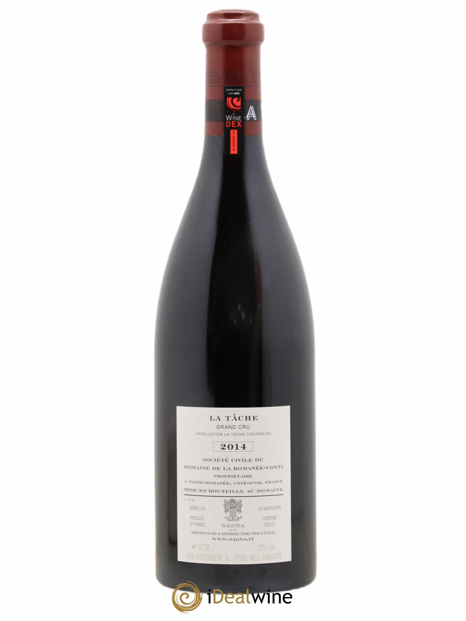 La Tâche Grand Cru Domaine de la Romanée-Conti 2014 - Lot de 1 bouteille - 1