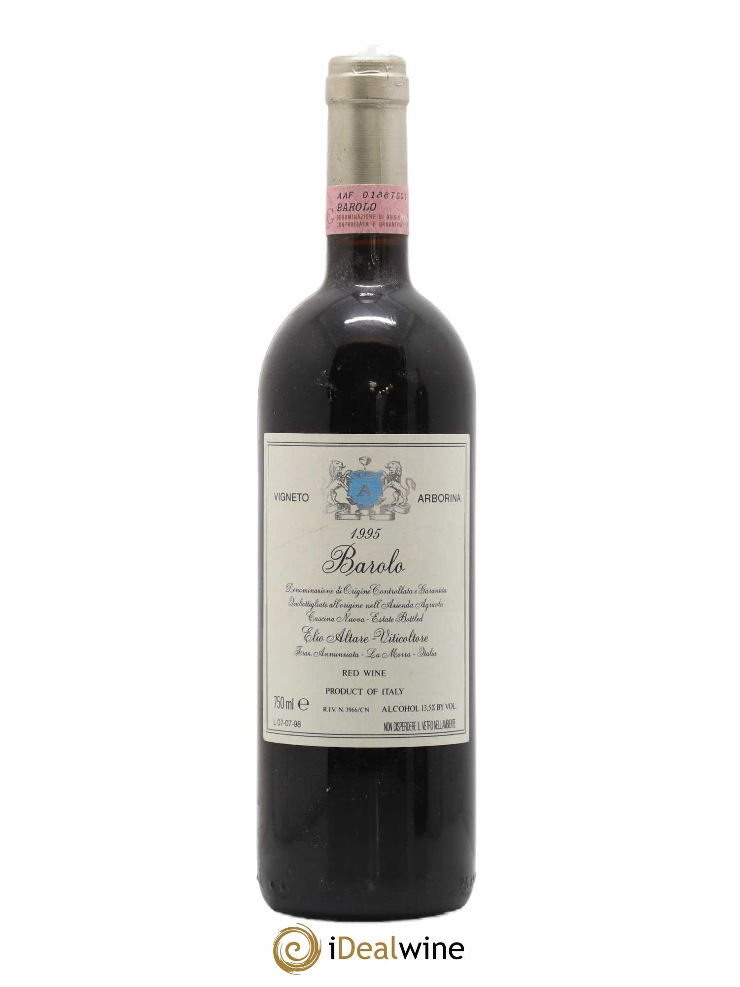 Barolo DOCG Vigneto Arborina Elio Altare 1995 - Lot de 1 bouteille - 0