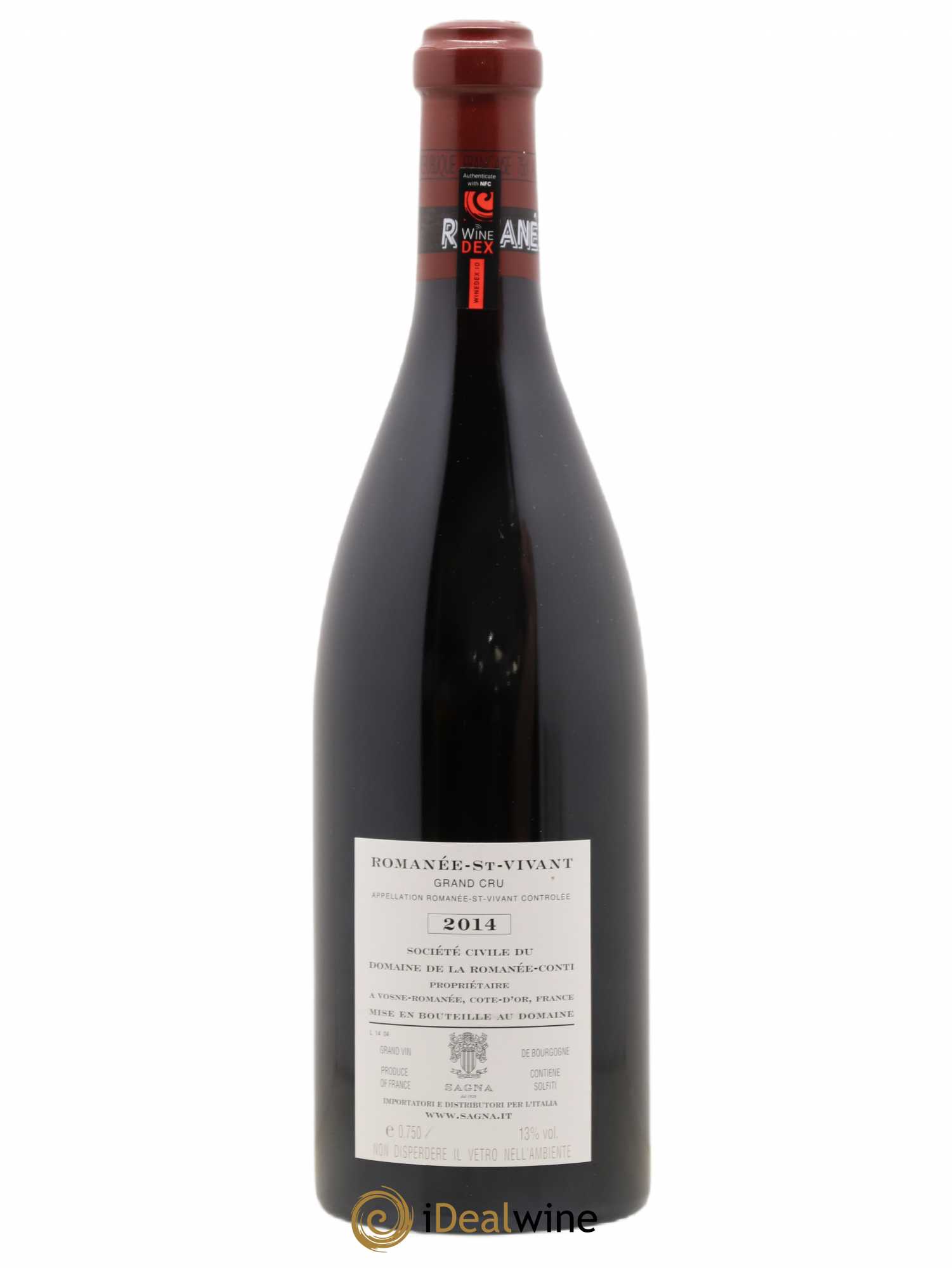 Romanée-Saint-Vivant Grand Cru Domaine de la Romanée-Conti 2014 - Lot de 1 bouteille - 1
