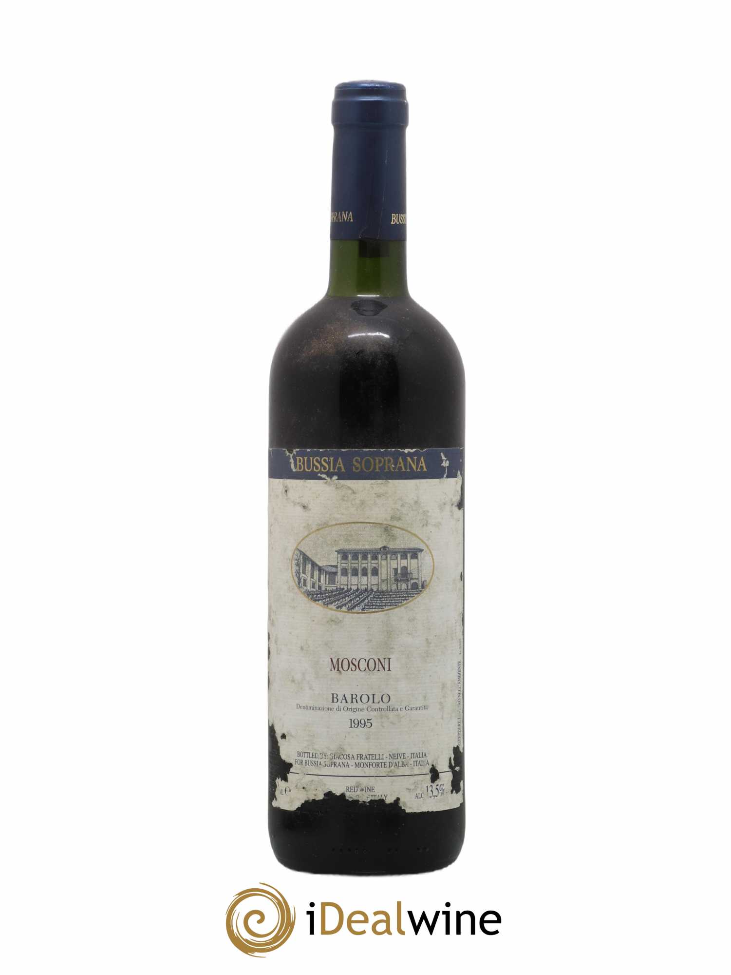 Barolo DOCG Bussia Soprana Mosconi Giacosa Fratelli 1995 - Lot de 1 bouteille - 0