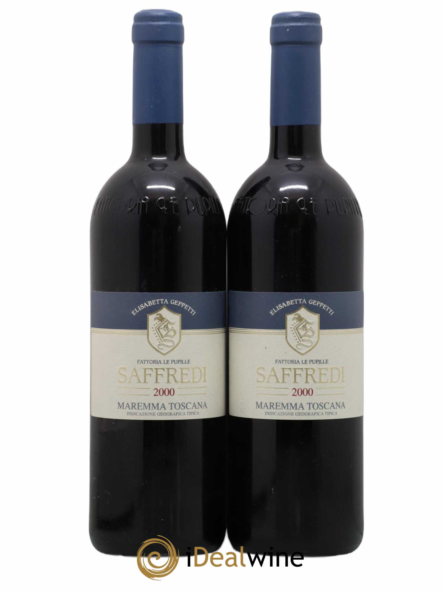 Toscana IGT Saffredi Fattoria Le Pupille Maremma 2000 - Lot de 2 bouteilles - 0