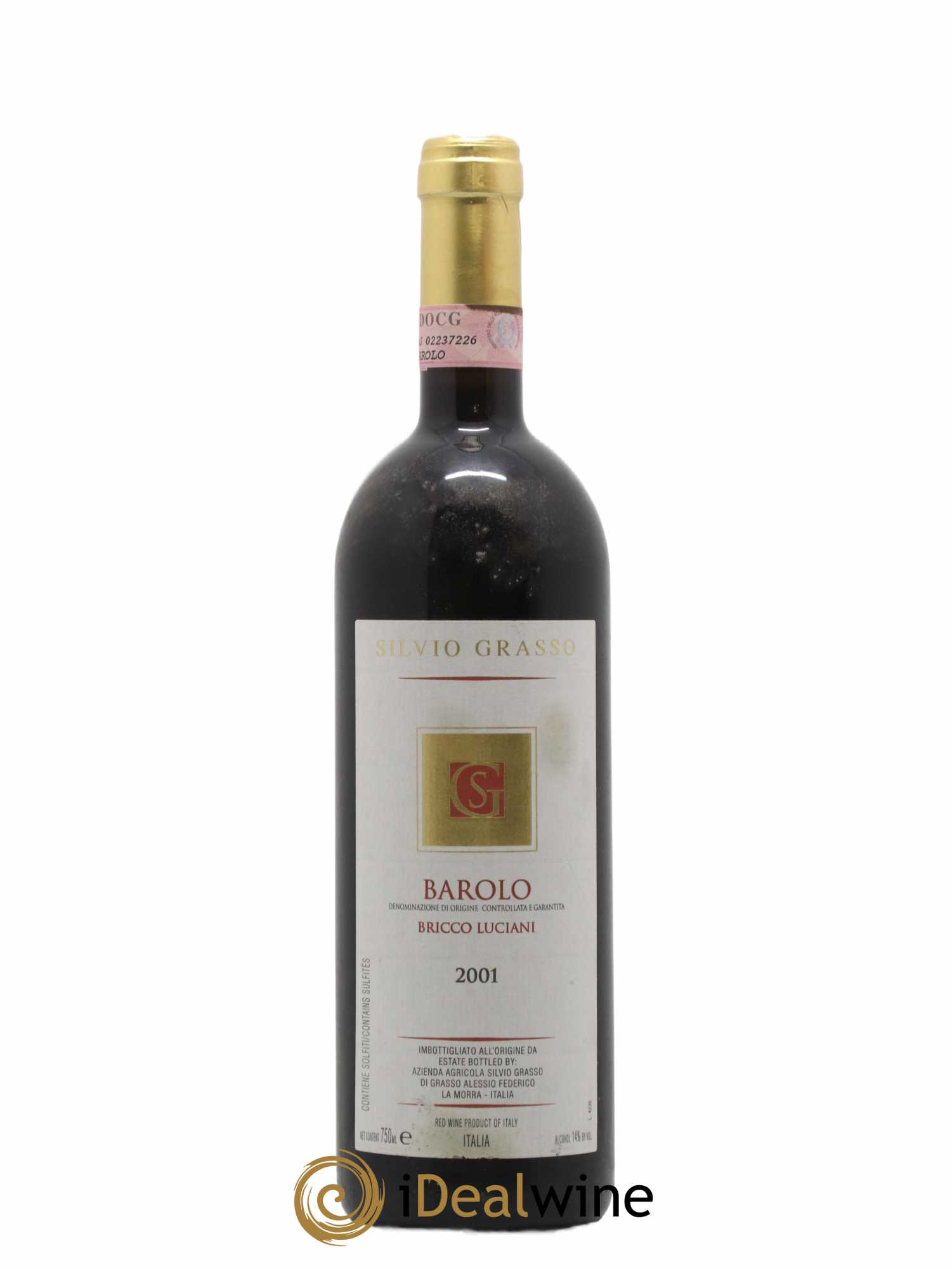 Barolo Bricco Luciani Silvio Grasso 2001 - Posten von 1 Flasche - 0