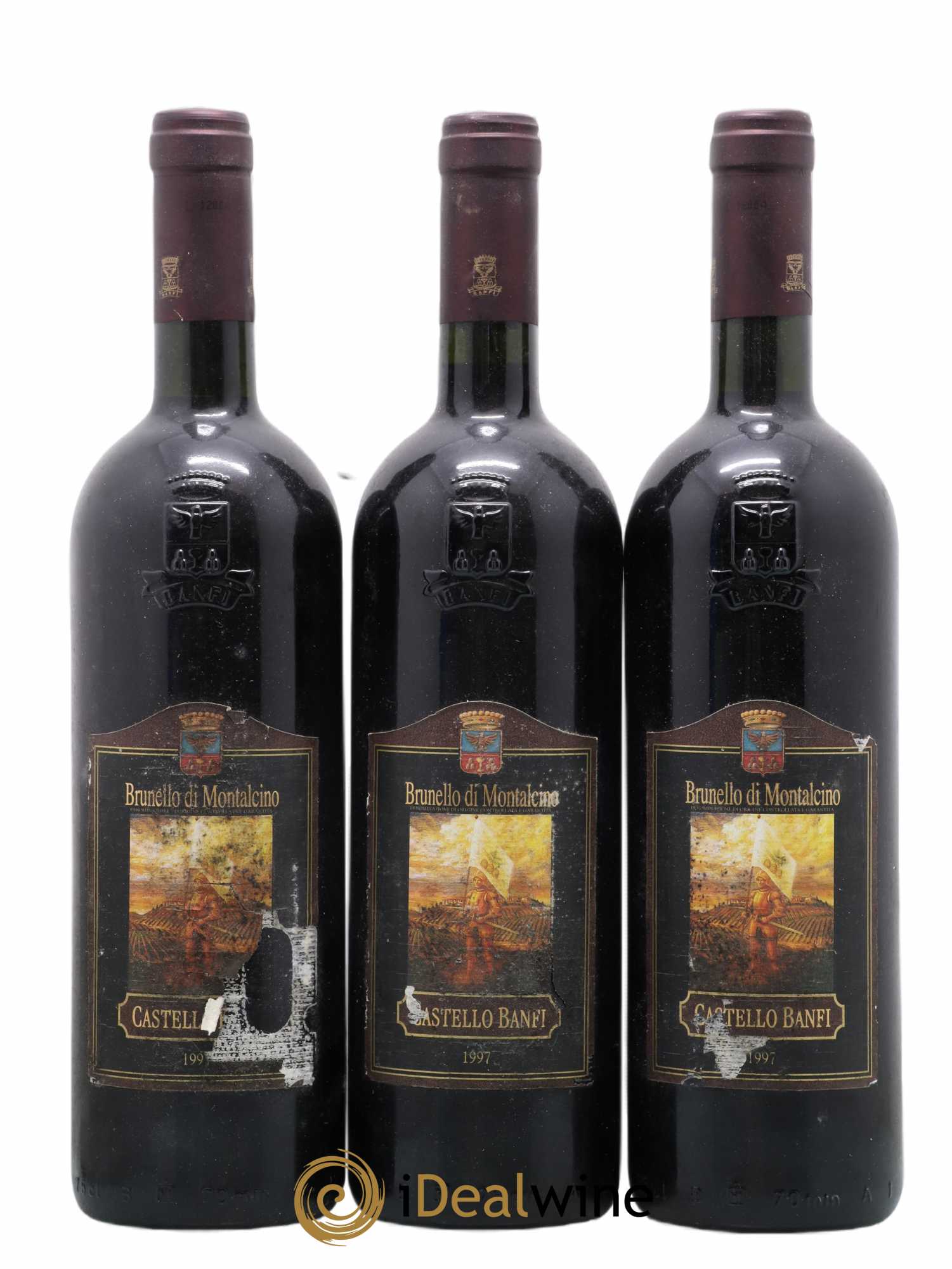 Brunello di Montalcino DOCG Castello Banfi 1997 - Lot of 3 bottles - 0