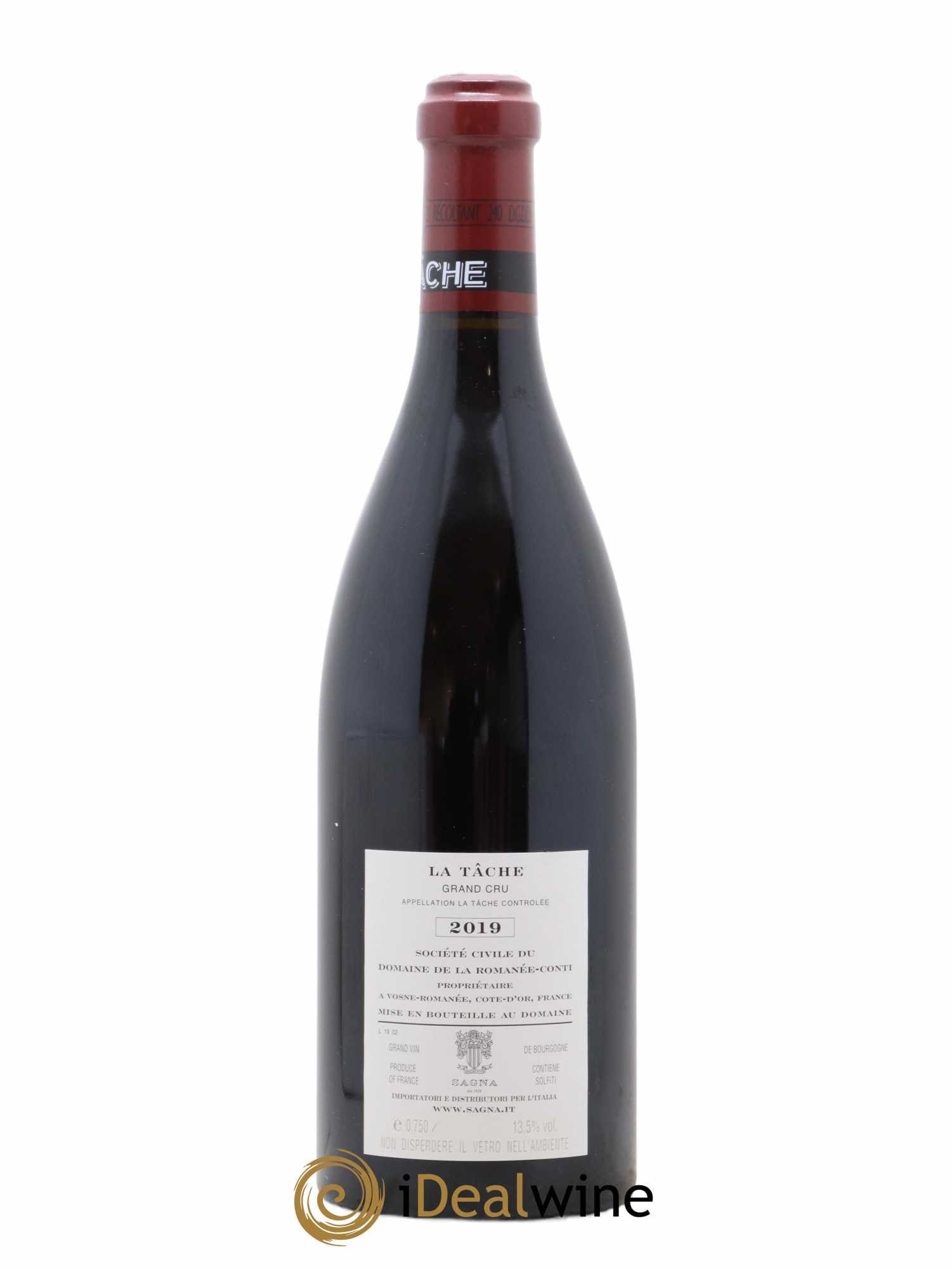 La Tâche Grand Cru Domaine de la Romanée-Conti 2019 - Lot de 1 bouteille - 1