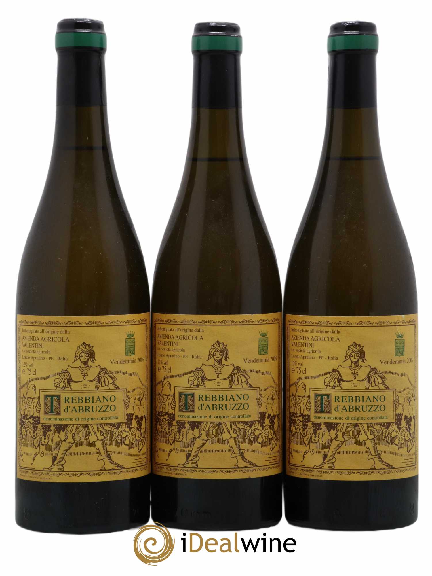 Trebbiano d'Abruzzo DOC Francesco Valentini 2009 - Lot de 3 bouteilles - 0