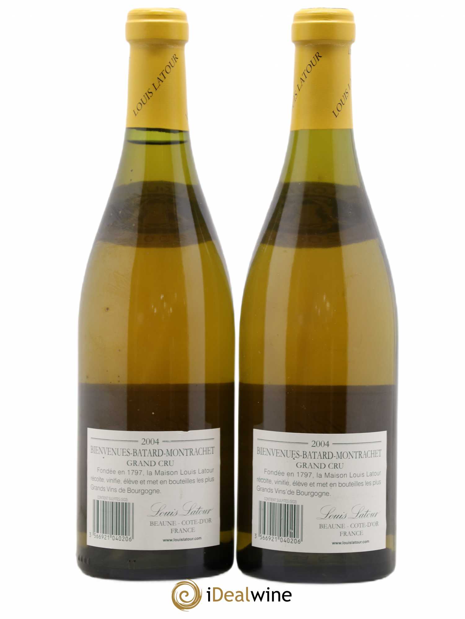 Bienvenues-Bâtard-Montrachet Grand Cru Louis Latour 2004 - Lot de 2 bouteilles - 1