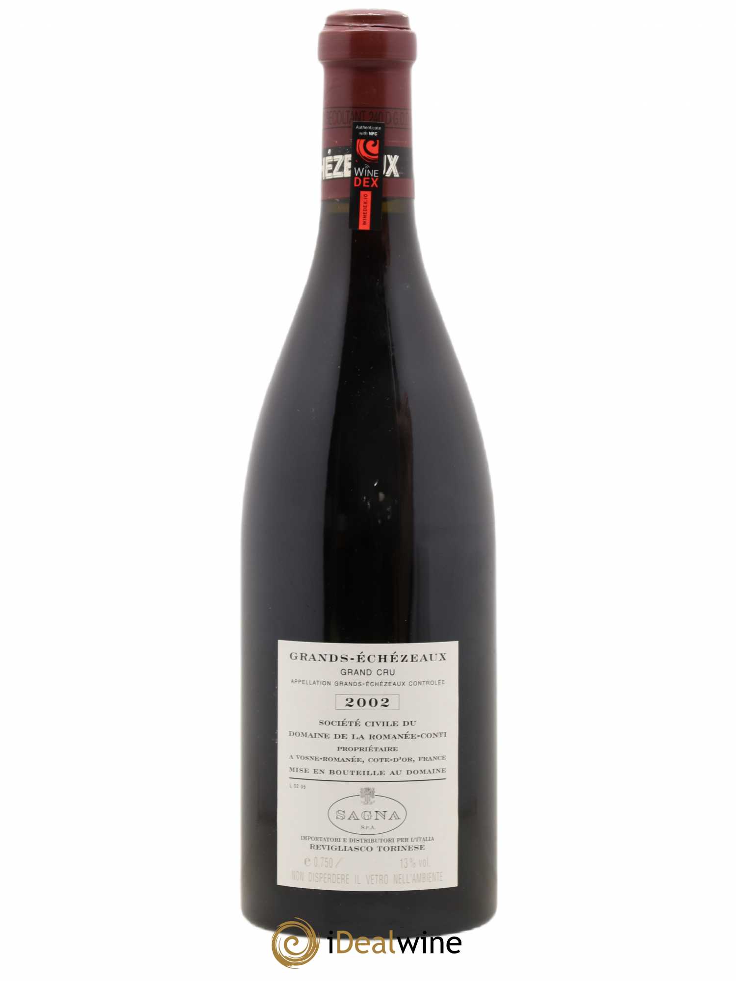 Grands-Echezeaux Grand Cru Domaine de la Romanée-Conti 2002 - Lot de 1 bouteille - 1