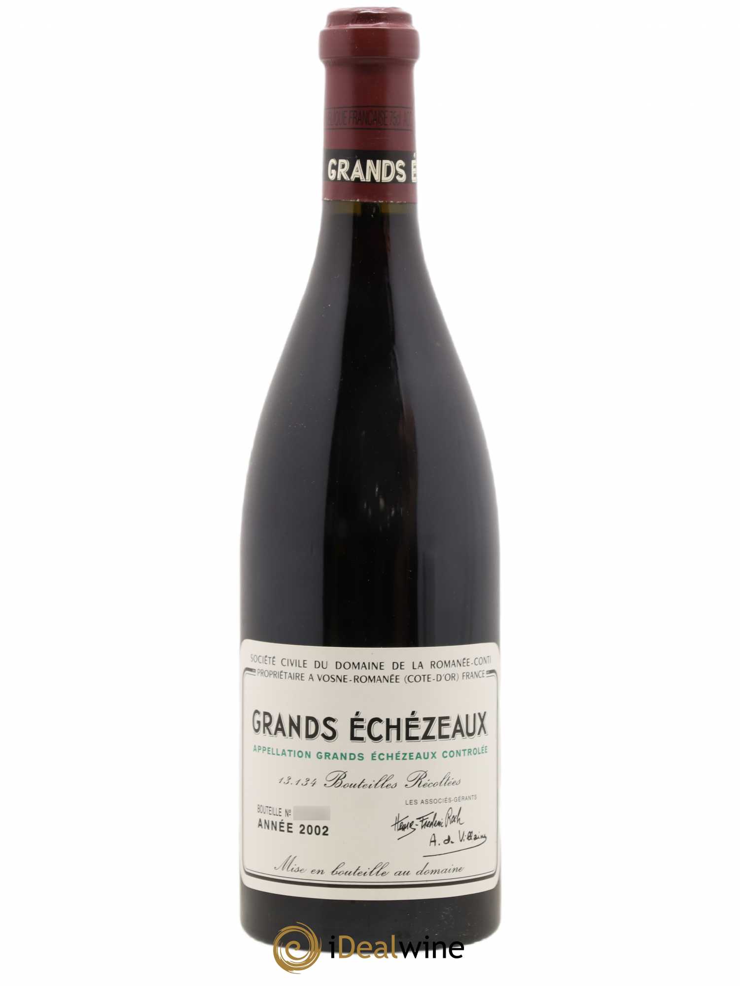 Grands-Echezeaux Grand Cru Domaine de la Romanée-Conti 2002 - Lot de 1 bouteille - 0