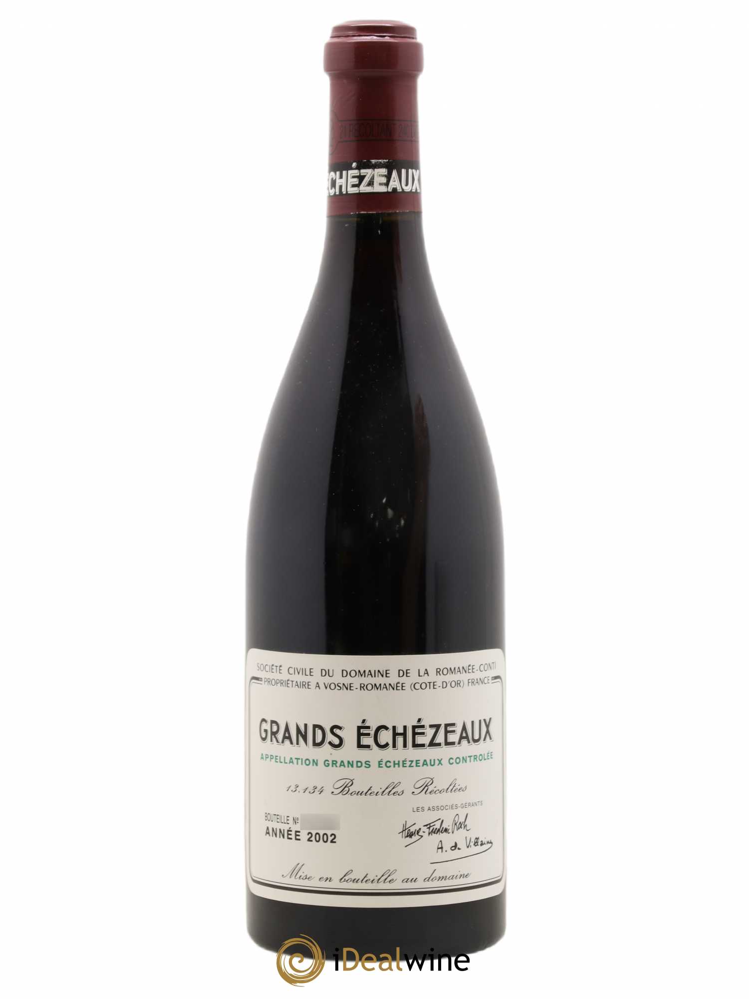 Grands-Echezeaux Grand Cru Domaine de la Romanée-Conti 2002 - Lot de 1 bouteille - 0