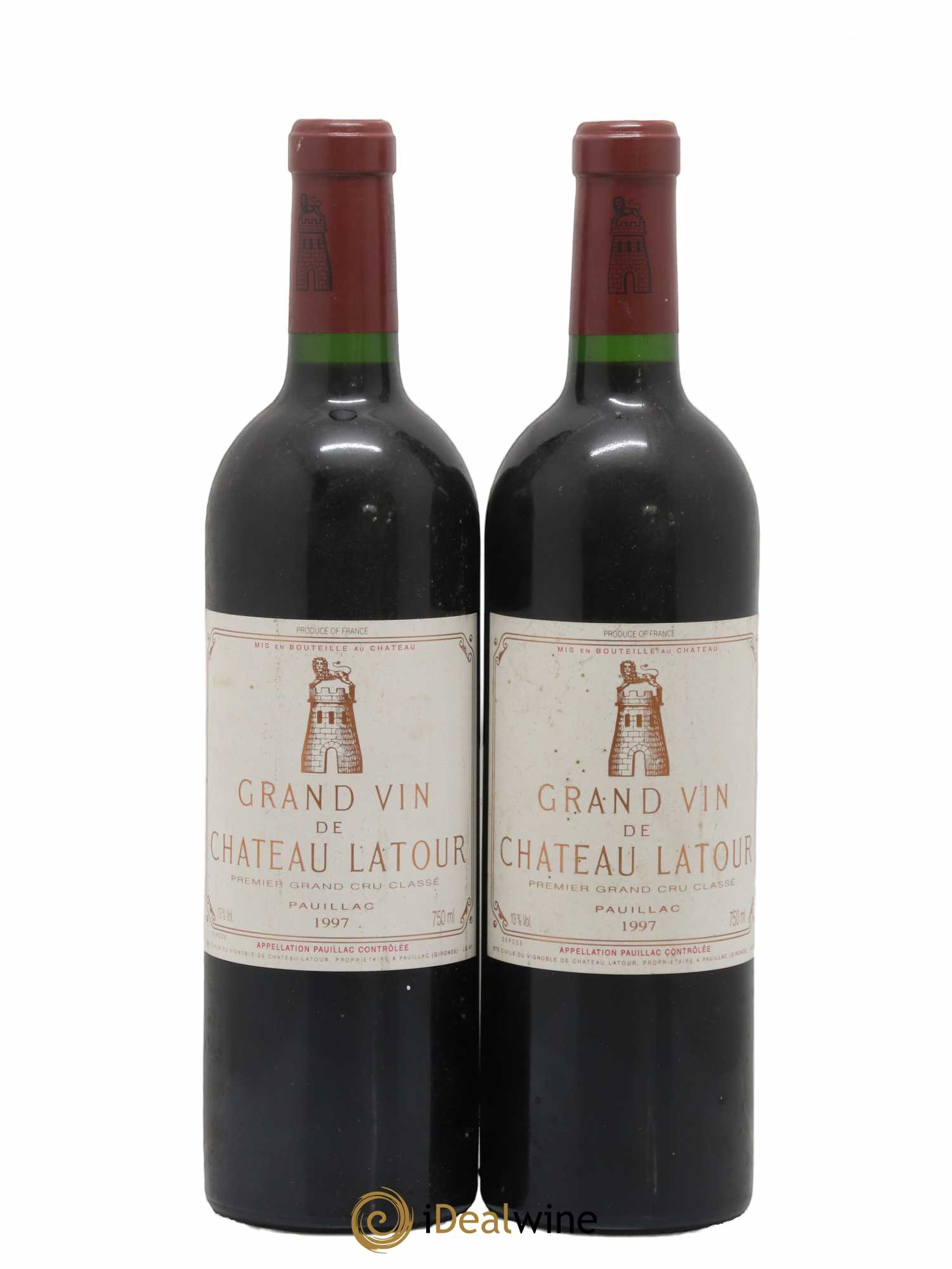 Château Latour 1er Grand Cru Classé 1997 - Lot de 2 bouteilles - 0