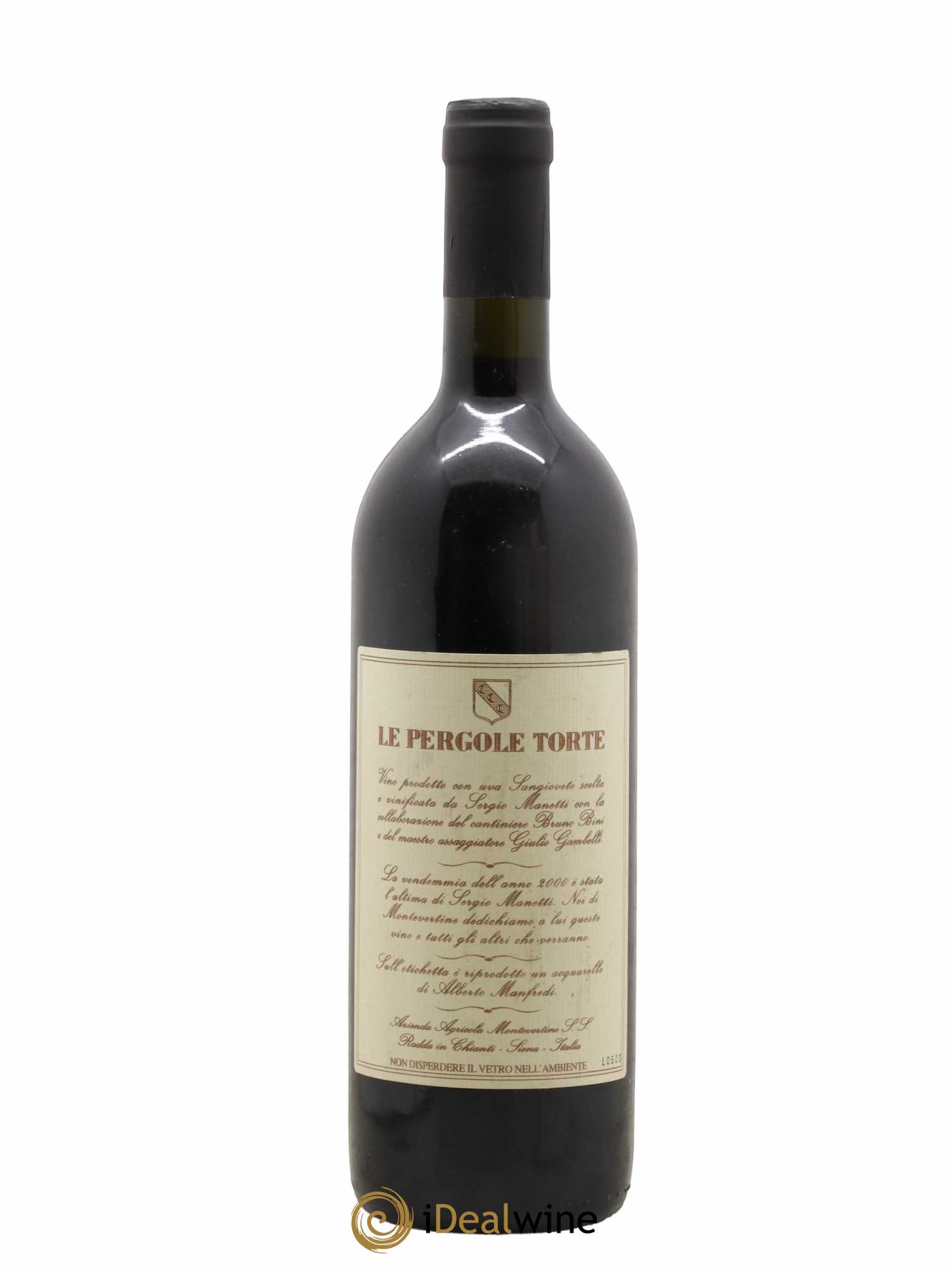 Toscana IGT Montevertine Le Pergole Torte Famille Manetti 2000 - Lot de 1 bouteille - 1