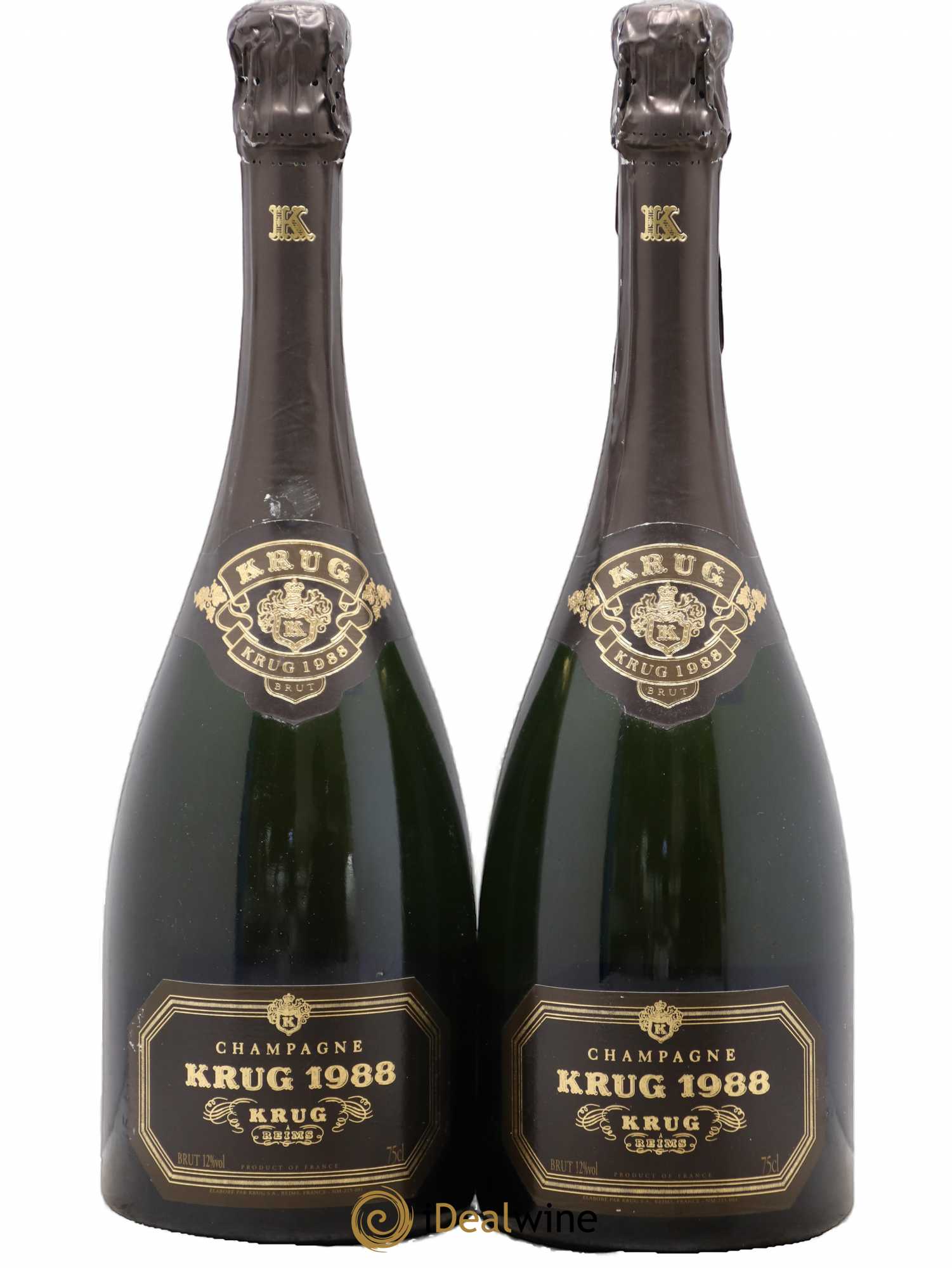 Vintage Krug 1988 - Lot de 2 bouteilles - 0