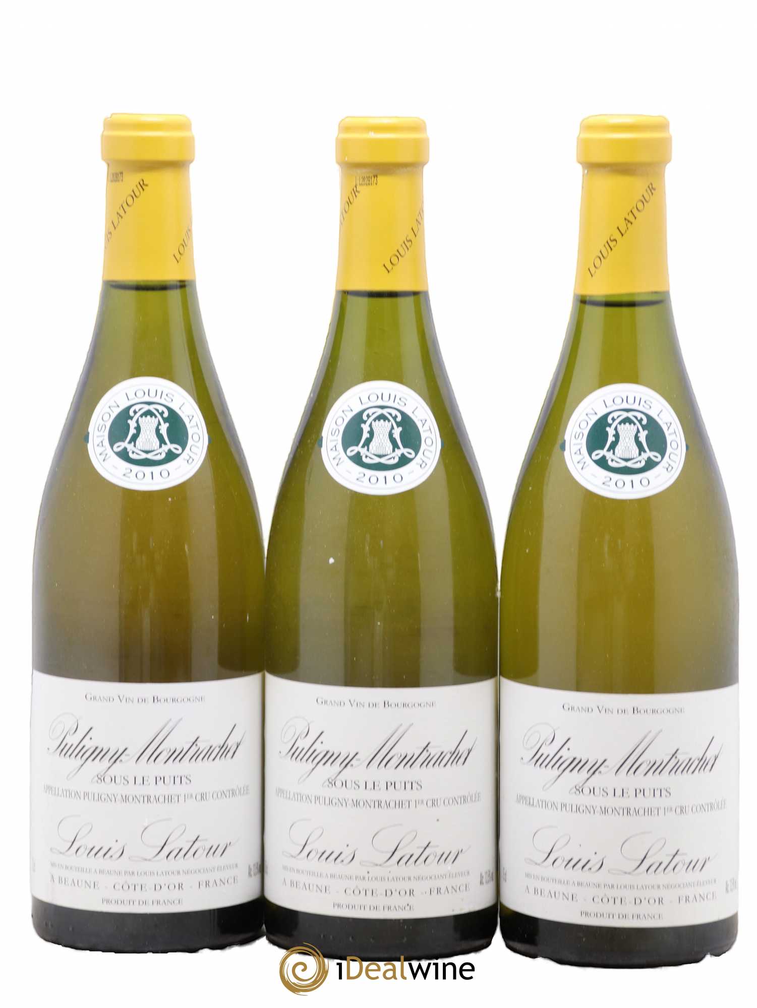 Puligny-Montrachet 1er Cru Sous le Puits Louis Latour 2010 - Lot de 3 bouteilles - 0