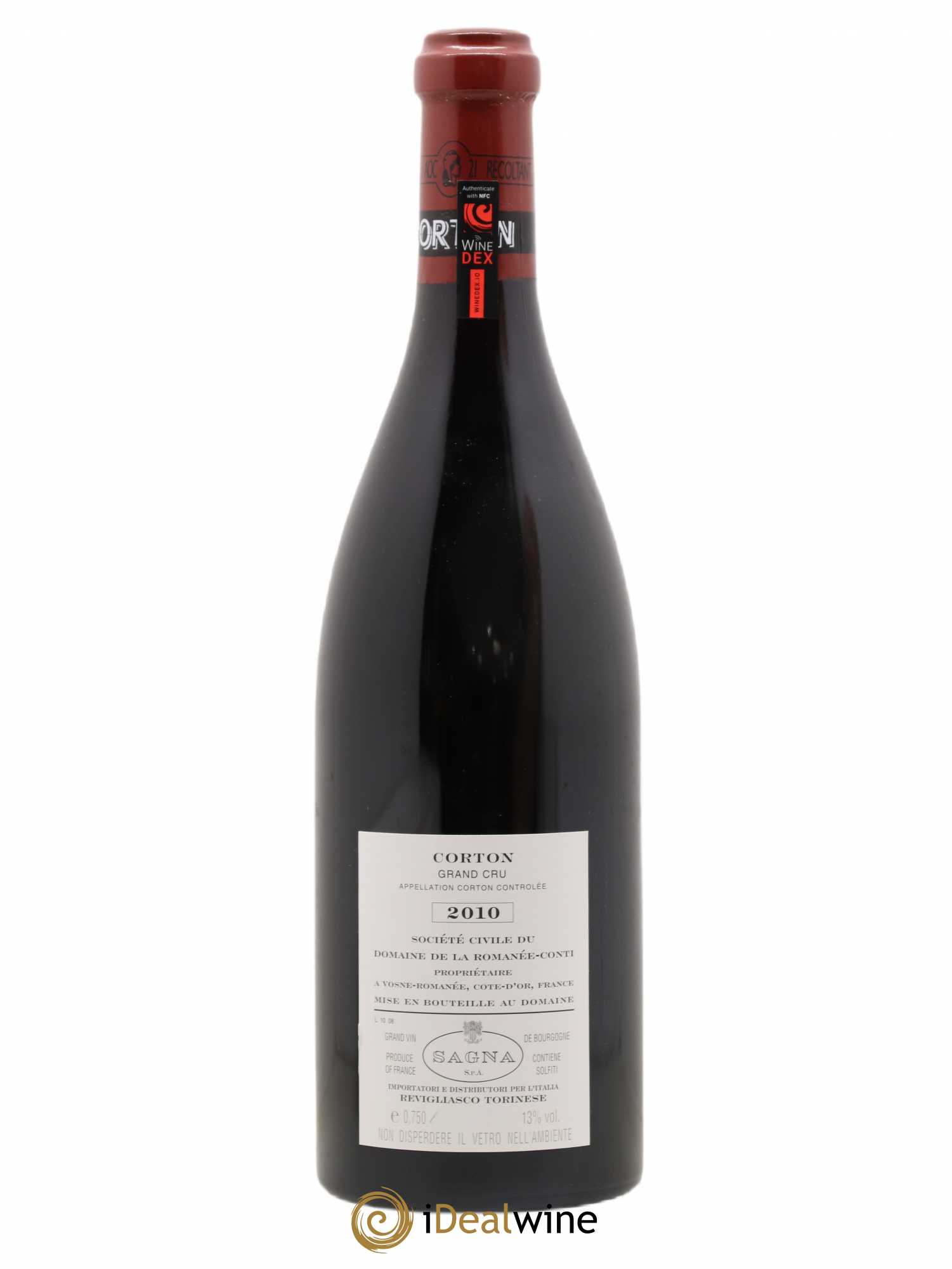 Corton Grand Cru Domaine de la Romanée-Conti 2010 - Lot de 1 bouteille - 1