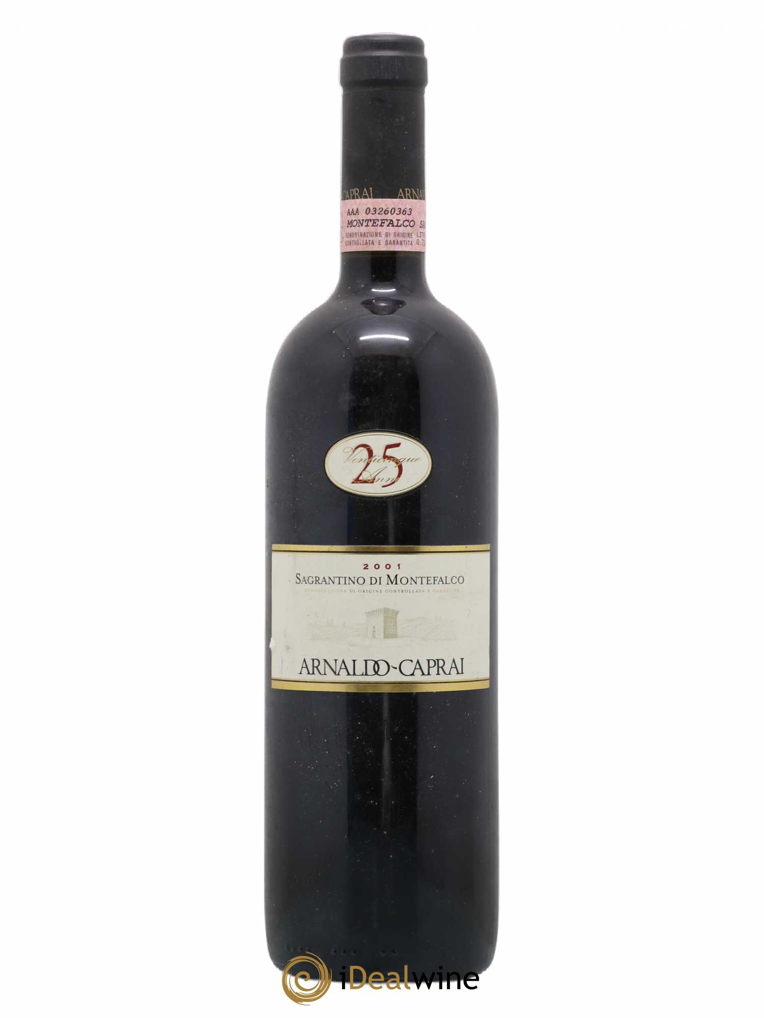 Sagrantino di Montefalco DOC 25 anni Arnaldo Caprai 2001 - Lot de 1 bouteille - 0
