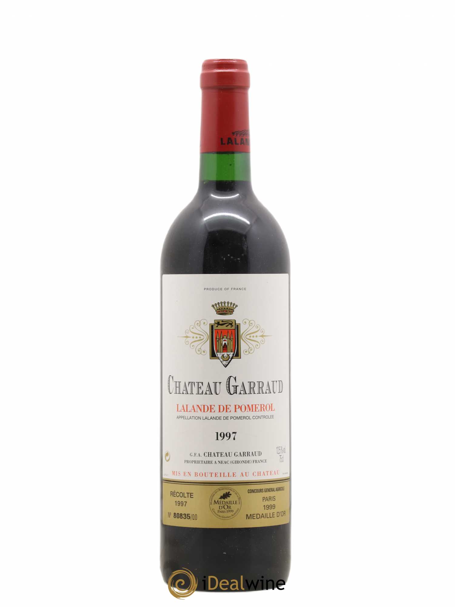 Lalande-de-Pomerol Château Garraud 1997 - Lot de 1 bouteille - 0