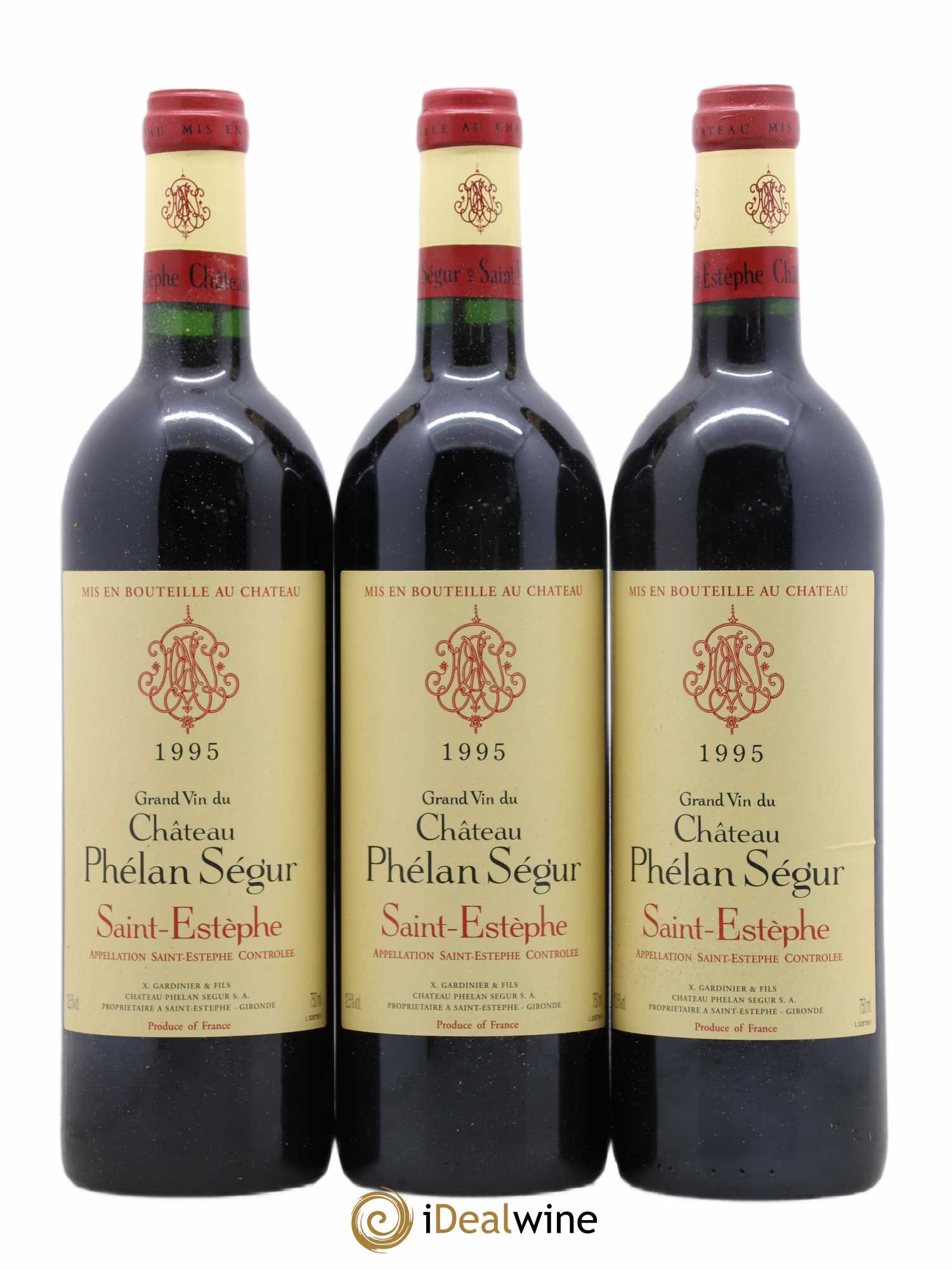 Château Phélan Ségur 1995 - Lot de 12 bouteilles - 2