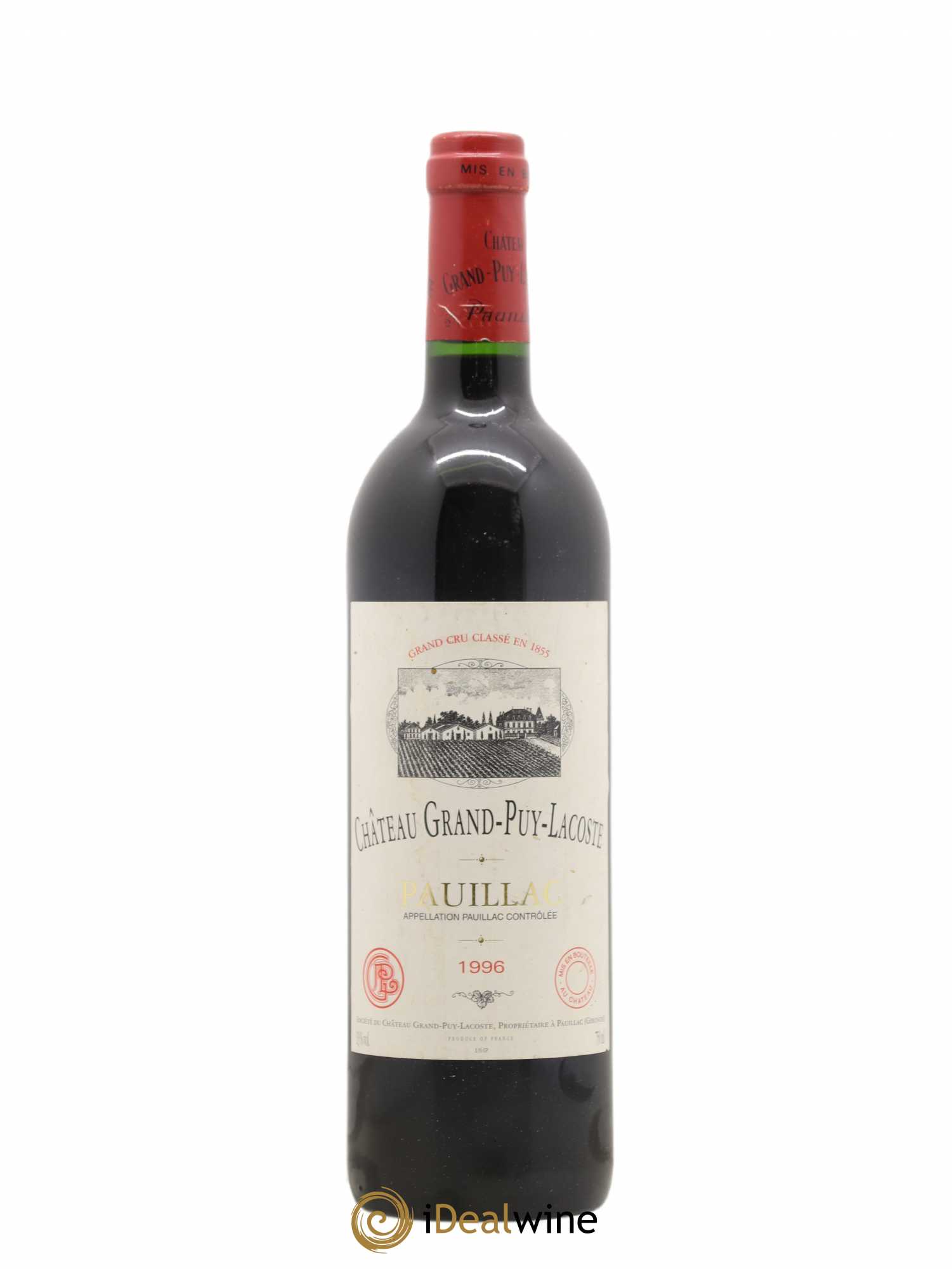 Château Grand Puy Lacoste 5ème Grand Cru Classé 1996 - Lot de 1 bouteille - 0