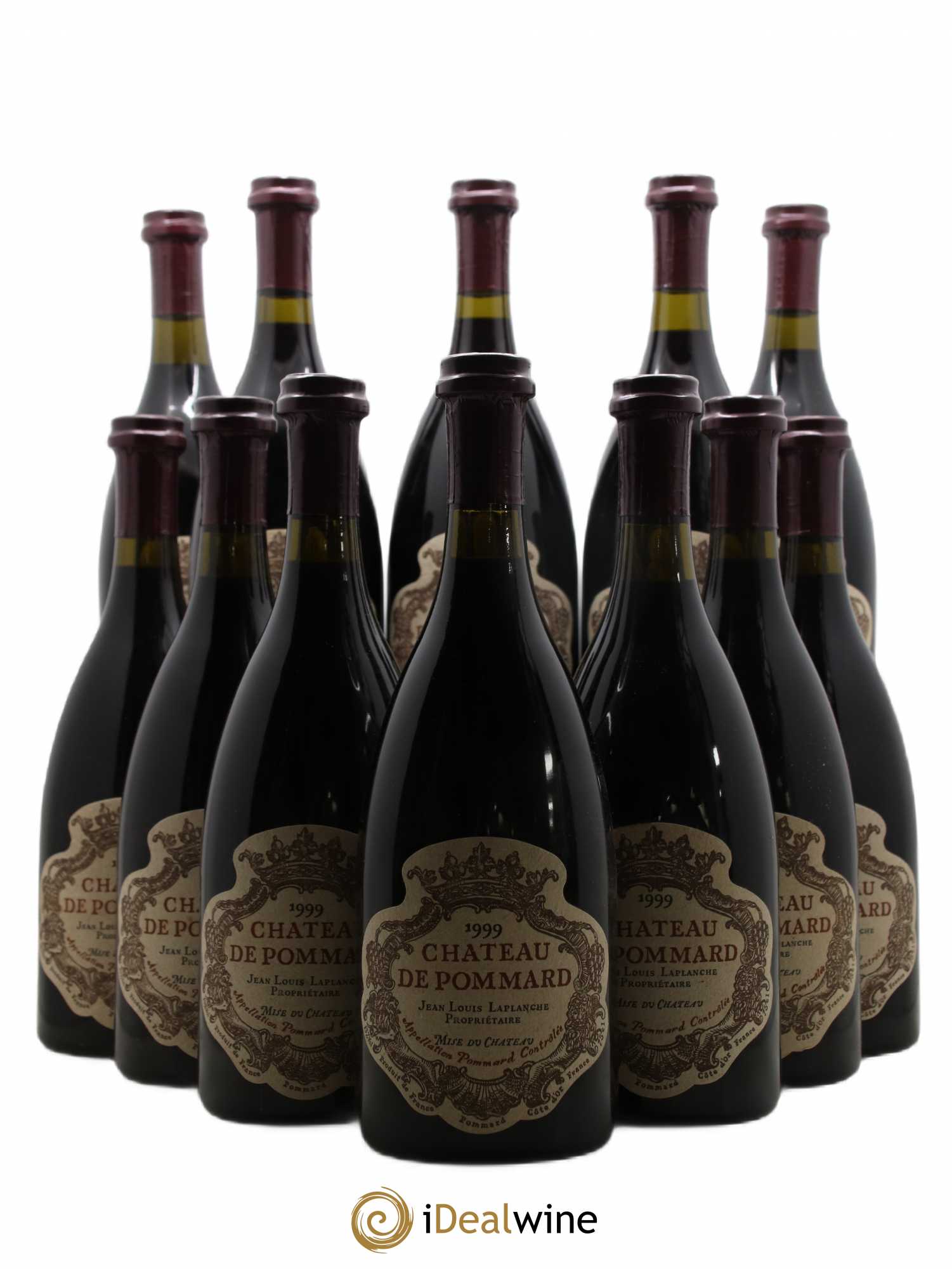 Pommard Château de Pommard 1999 - Lot de 12 bouteilles - 0