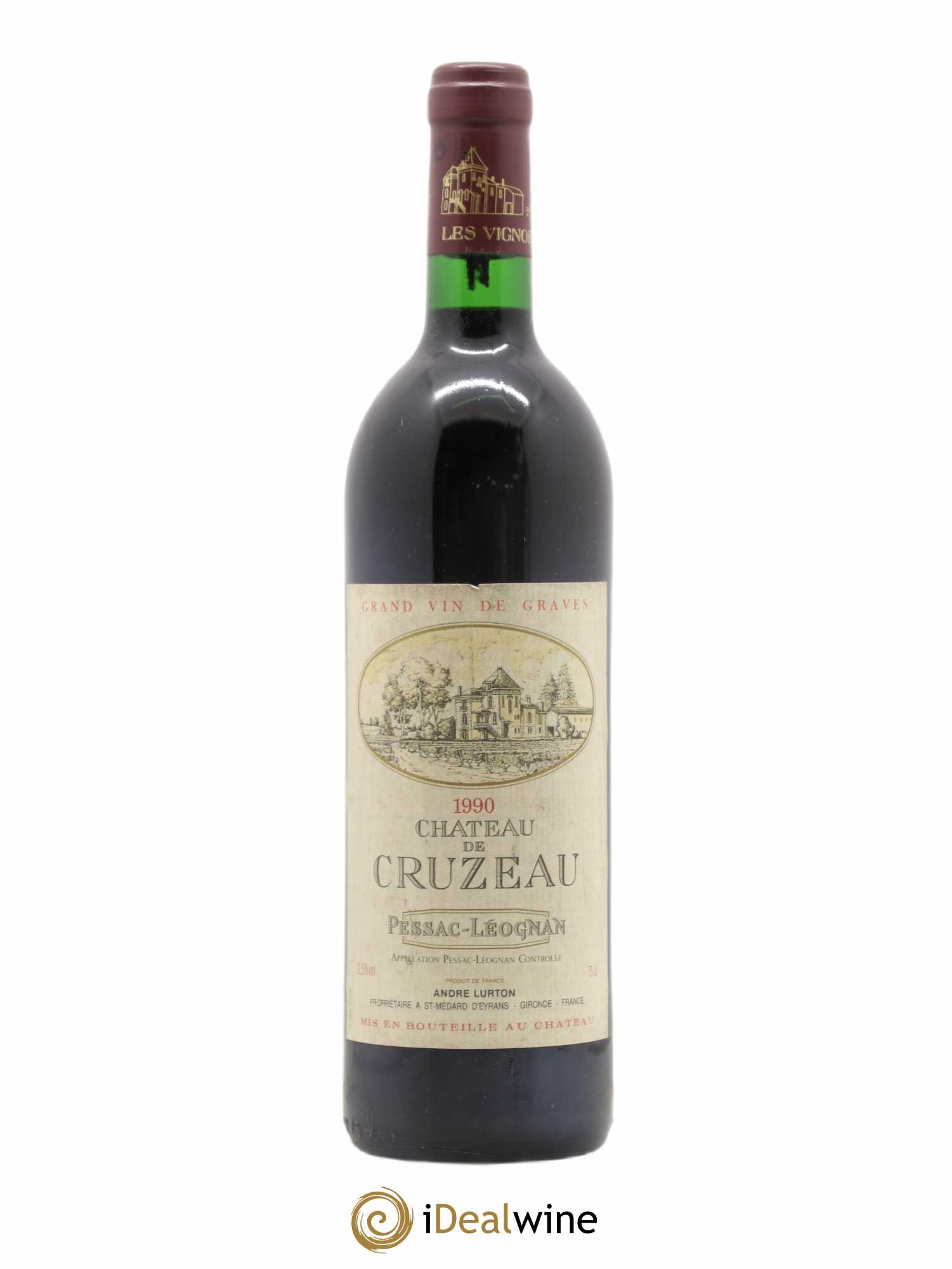 Château de Cruzeau 1990 - Lot de 1 bouteille - 0