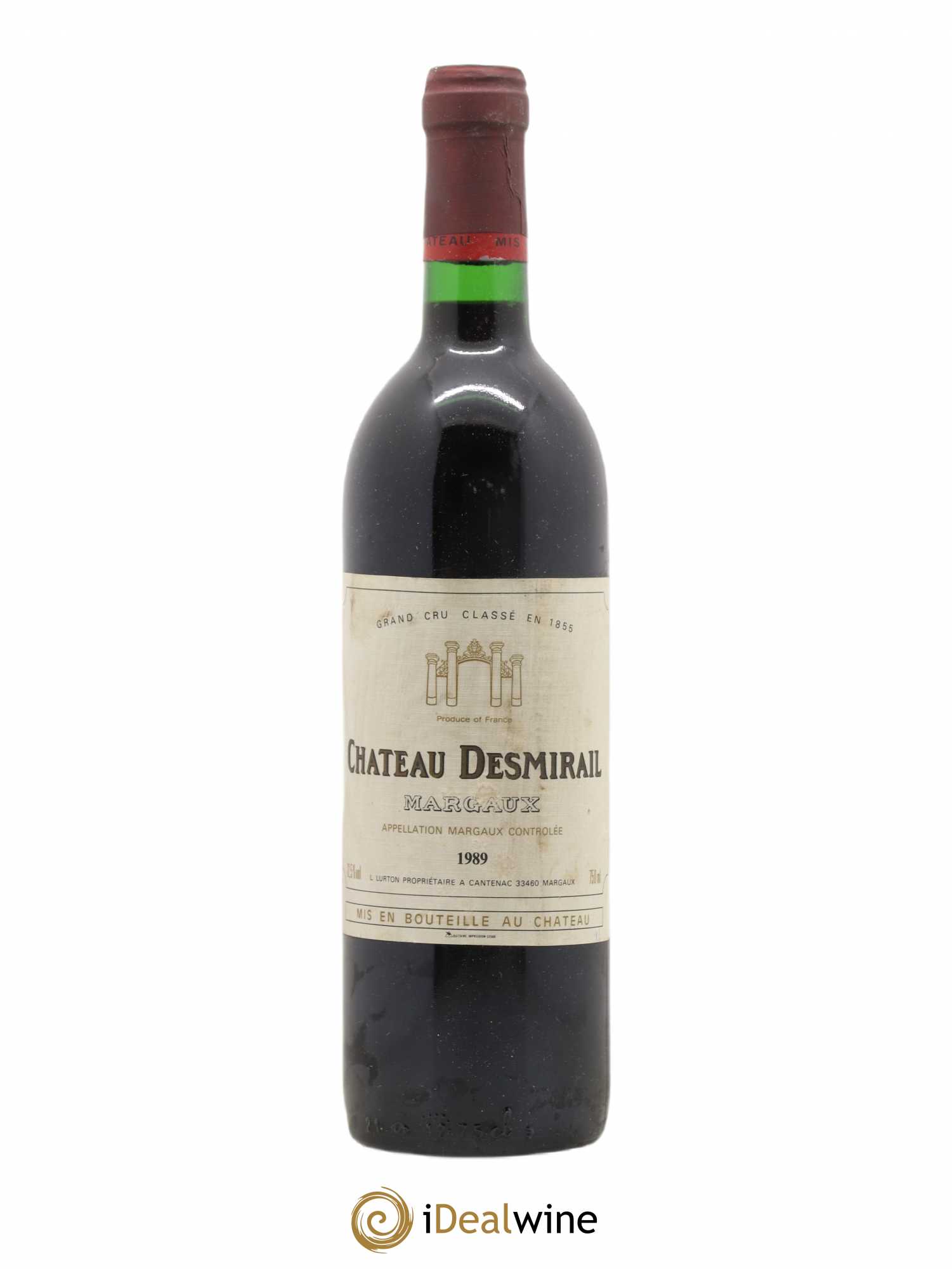Château Desmirail 3ème Grand Cru Classé 1989 - Lot de 1 bouteille - 0