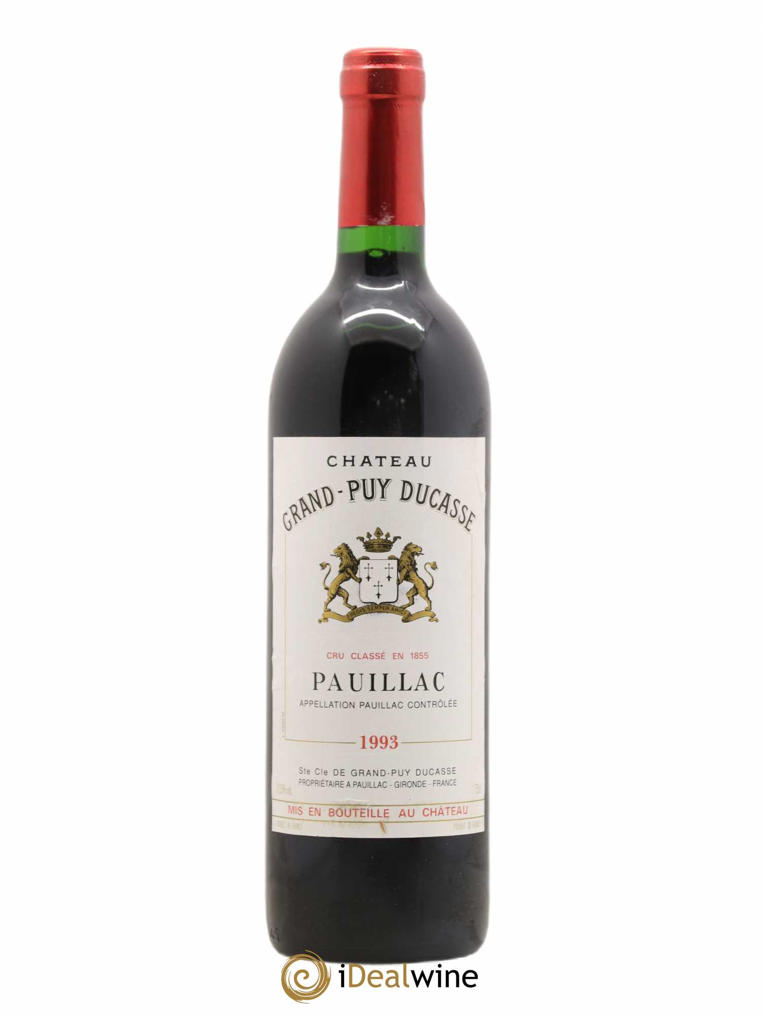 Château Grand Puy Ducasse 5ème Grand Cru Classé 1993 - Lot de 1 bouteille - 0