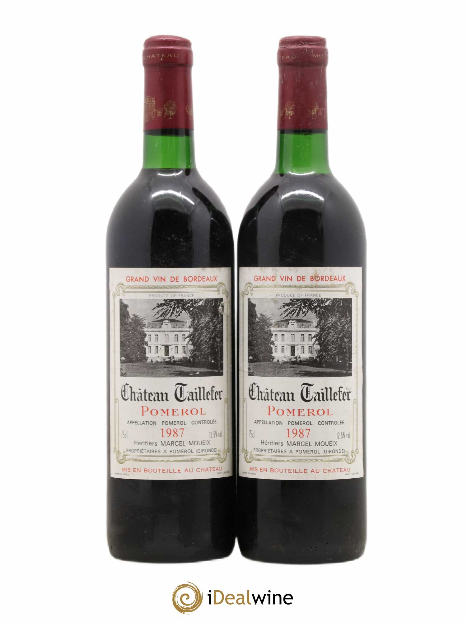 Château Taillefer 1987 - Lot de 2 bouteilles - 0