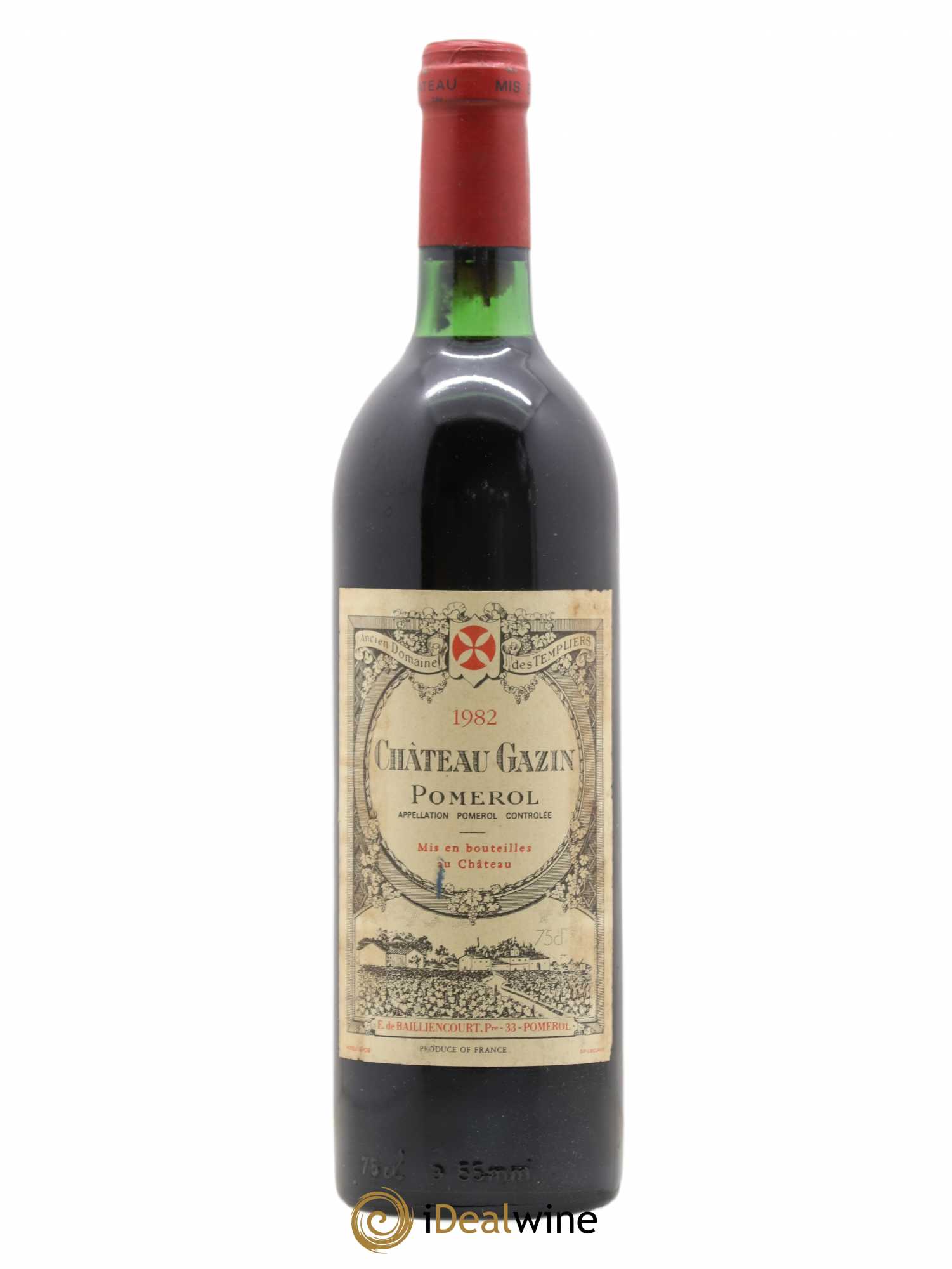 Château Gazin 1982 - Lot de 1 bouteille - 0