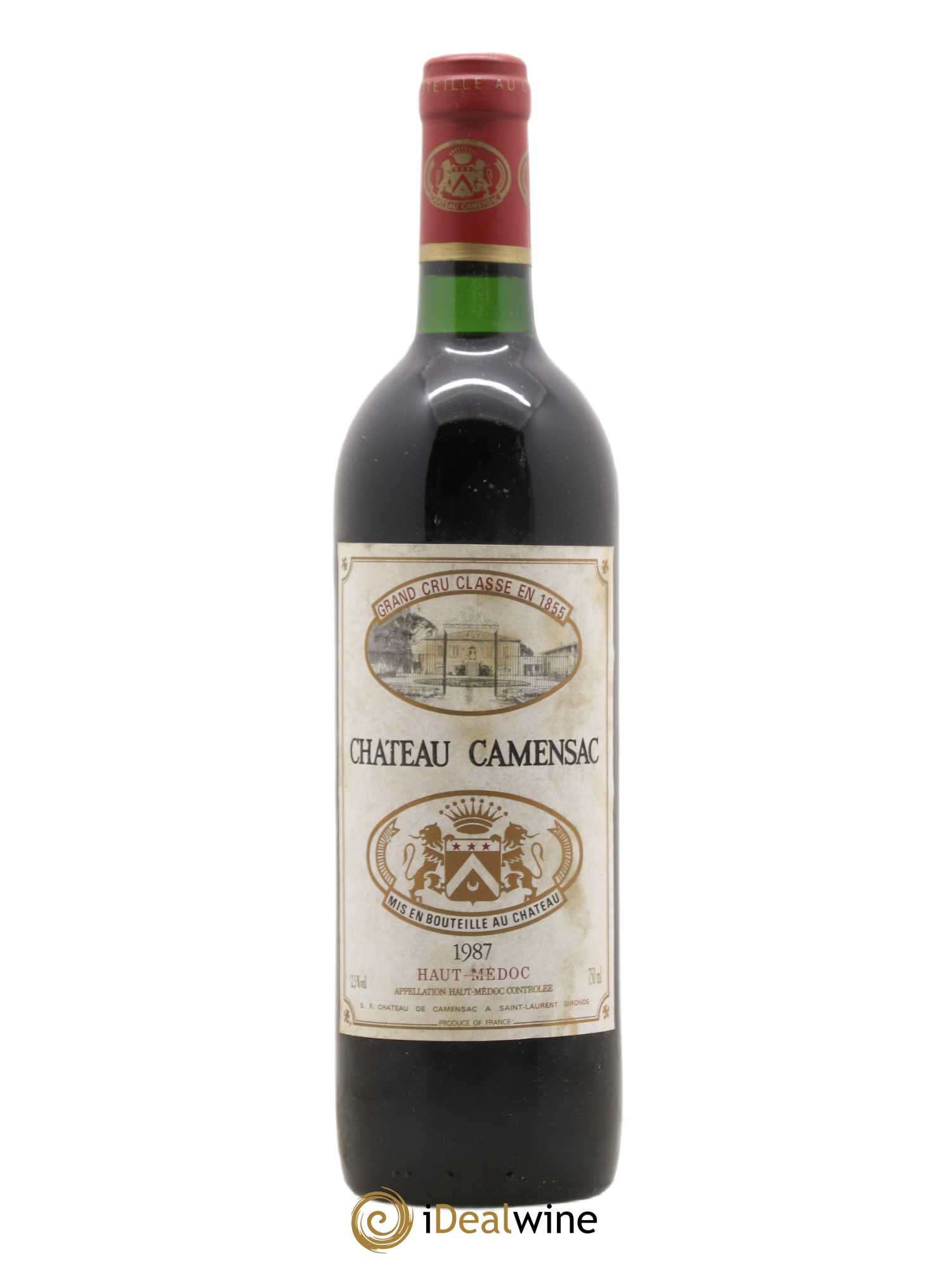 Château Camensac 5ème Grand Cru Classé 1987 - Lot de 1 bouteille - 0
