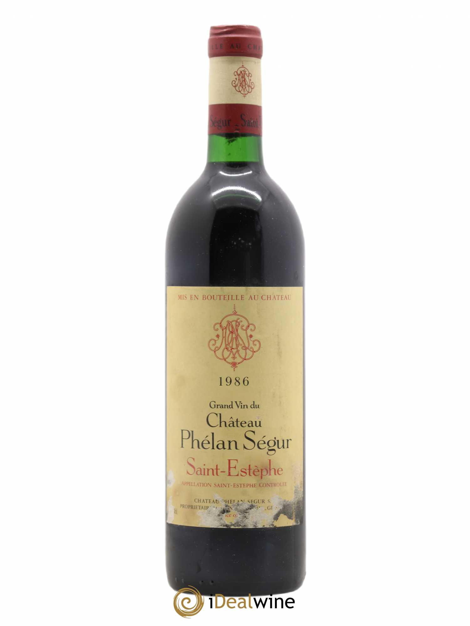 Château Phélan Ségur 1986 - Lot de 1 bouteille - 0