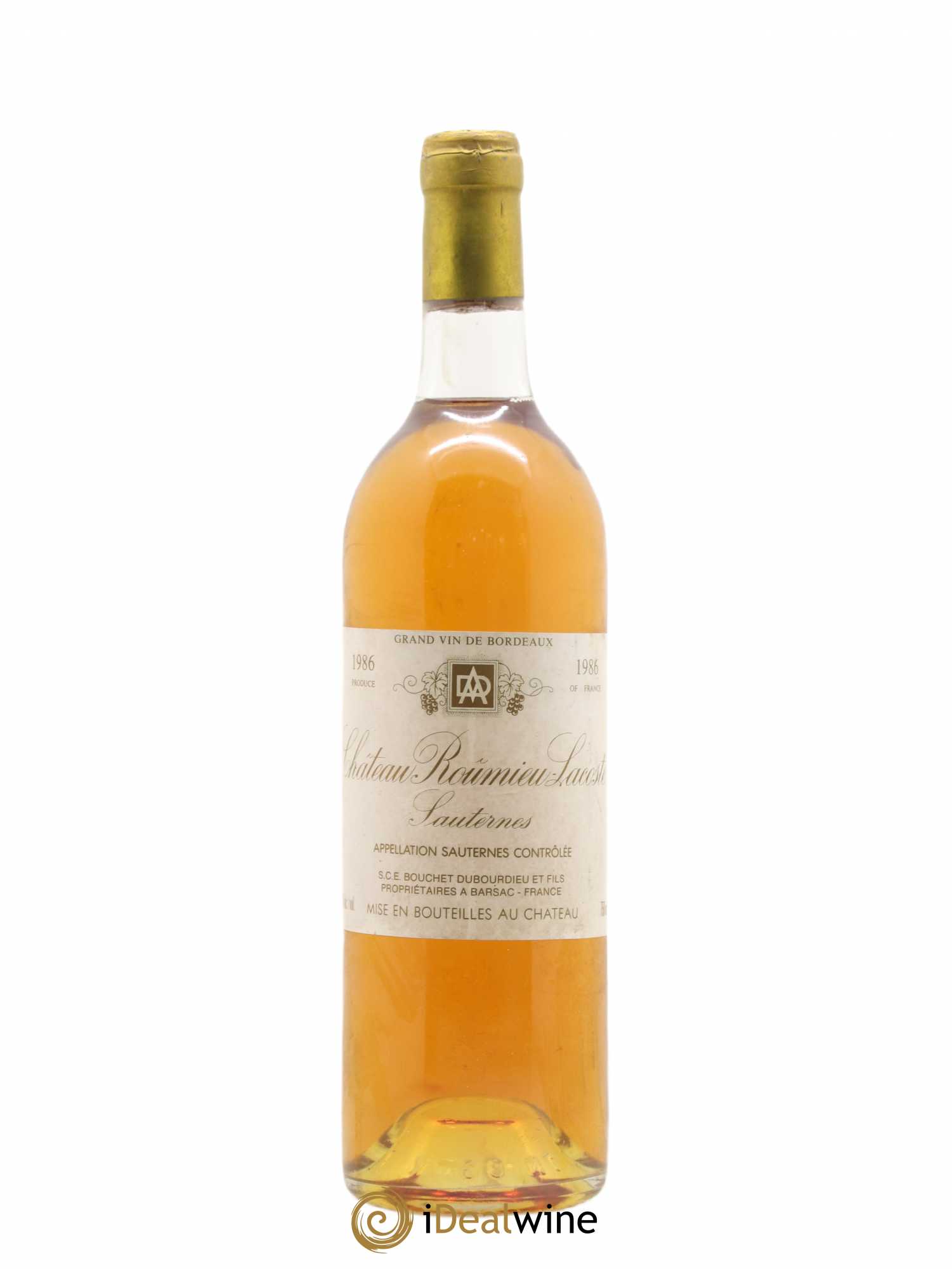 Château Roûmieu-Lacoste Cru Bourgeois 1986 - Posten von 1 Flasche - 0