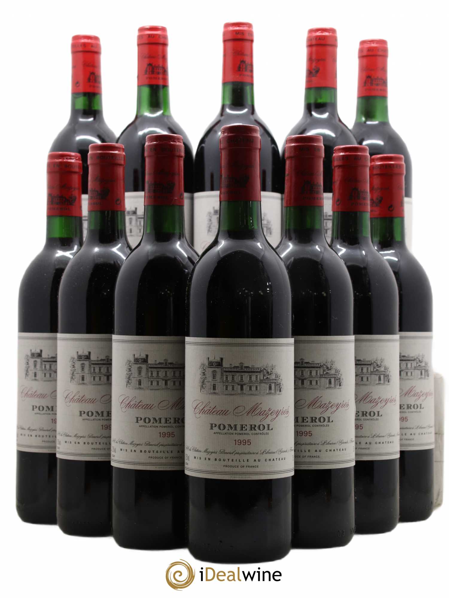 Château Mazeyres 1995 - Lot de 12 bouteilles - 0