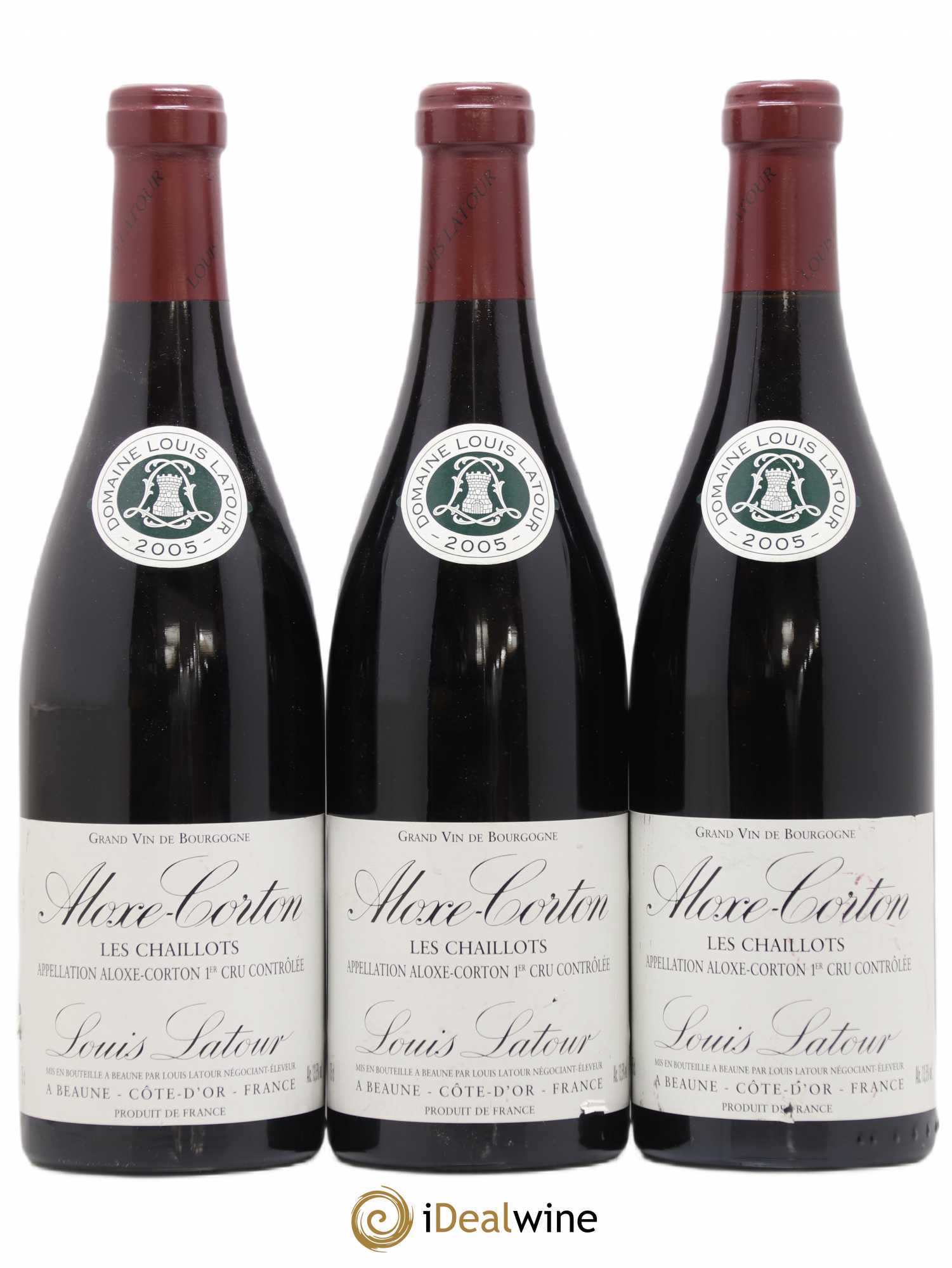 Aloxe-Corton 1er Cru Les Chaillots Louis Latour 2005 - Lot de 3 bouteilles - 0