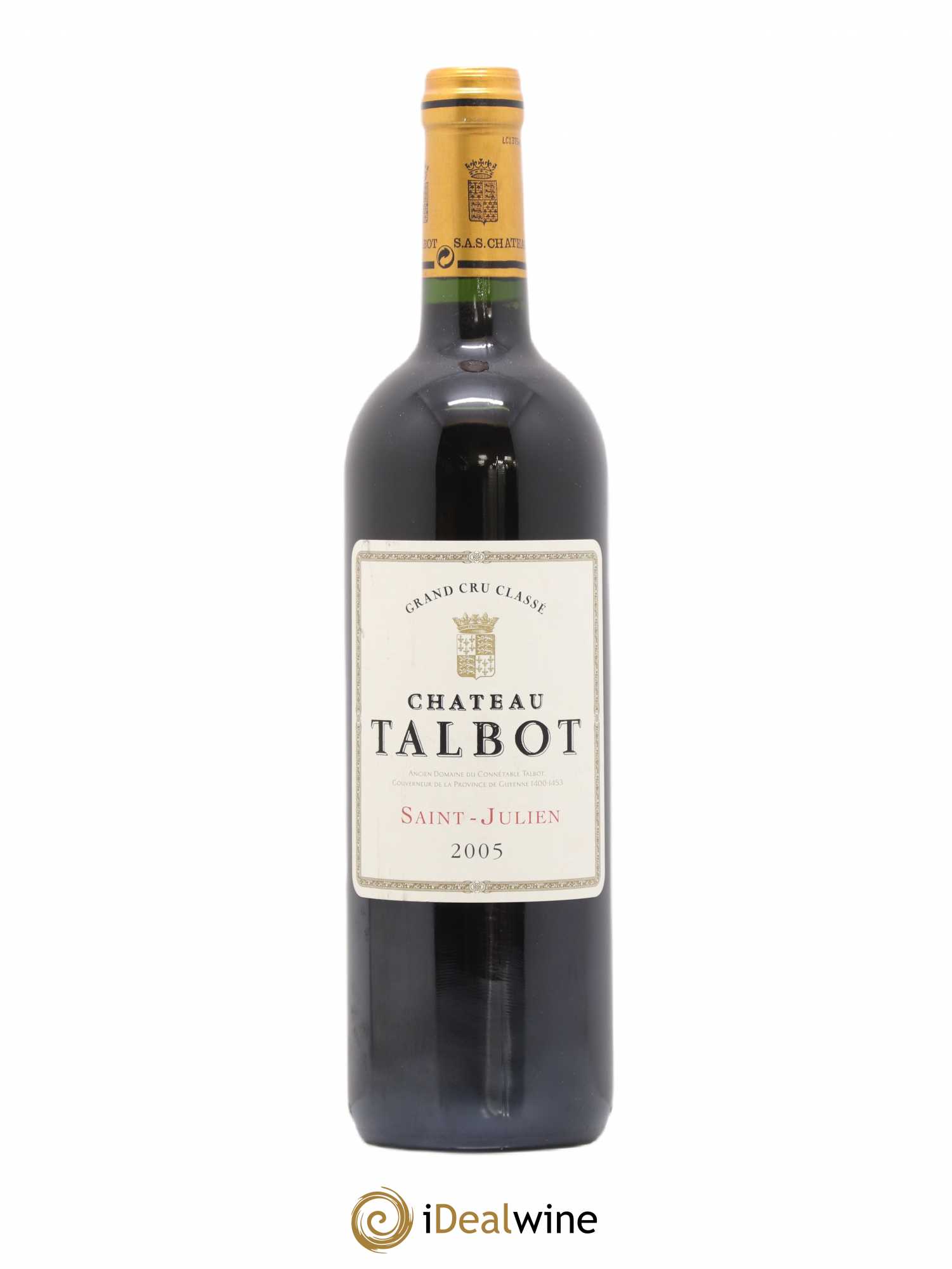 Château Talbot 4ème Grand Cru Classé 2005 - Lot de 1 bouteille - 0