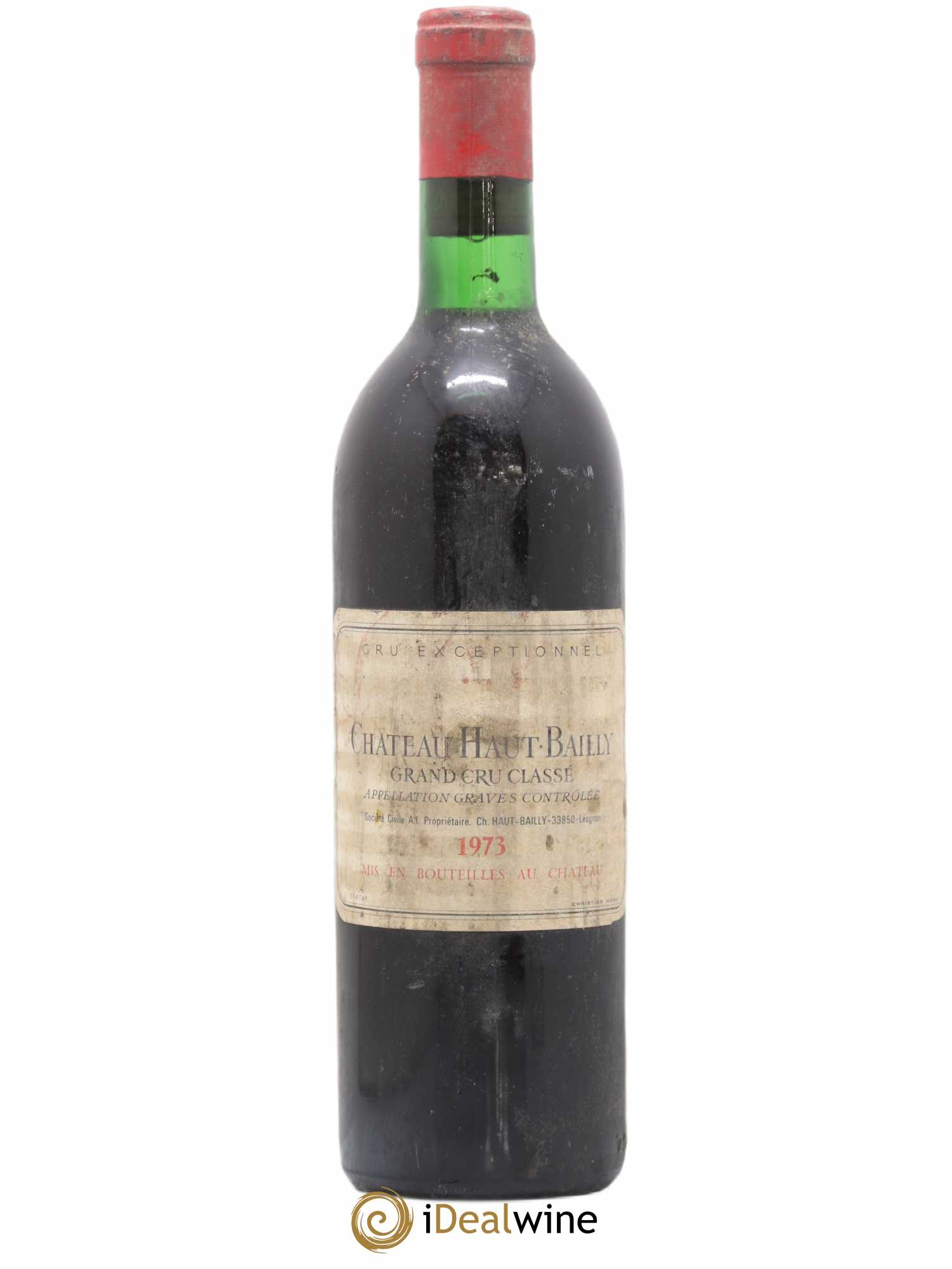 Château Haut-Bailly Cru Classé de Graves 1973 - Lot de 1 bouteille - 0