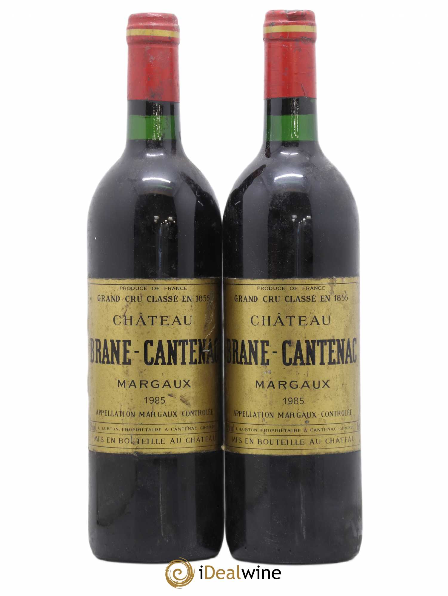 Château Brane Cantenac 2ème Grand Cru Classé 1985 - Lot de 2 bouteilles - 0