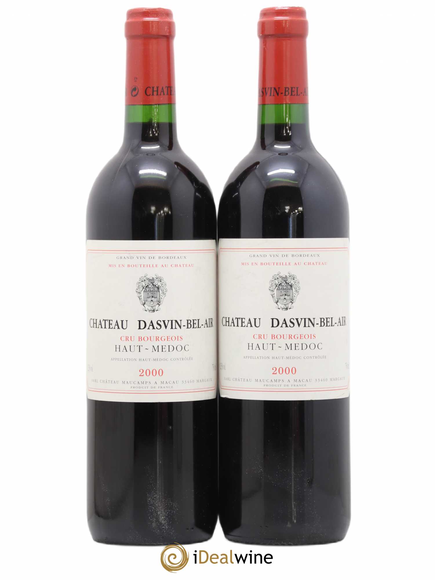 Haut Médoc Château Dasvin-Bel-Air 2000 - Posten von 2 Flaschen - 0