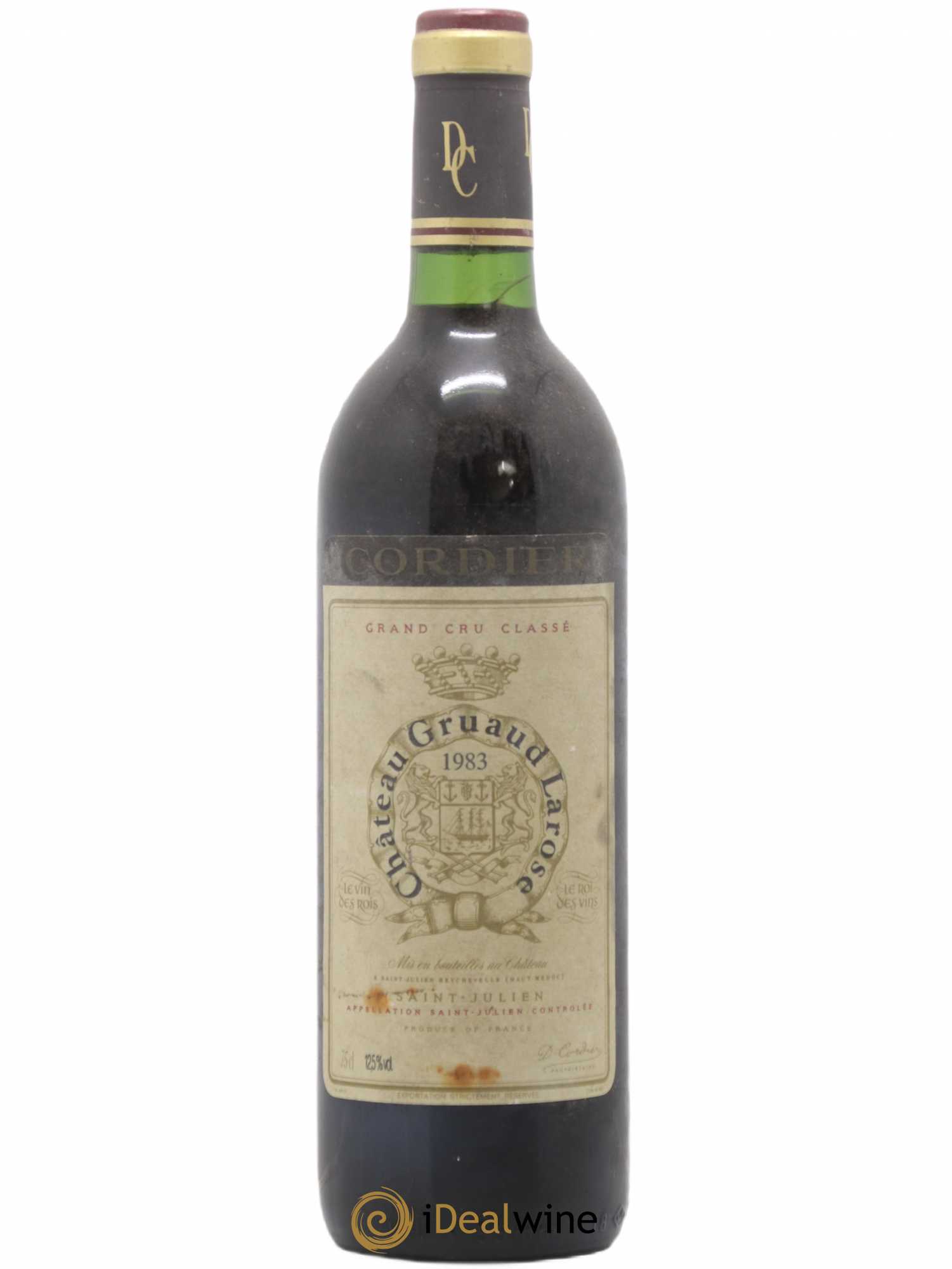 Château Gruaud Larose 2ème Grand Cru Classé 1983 - Lot de 1 bouteille - 0