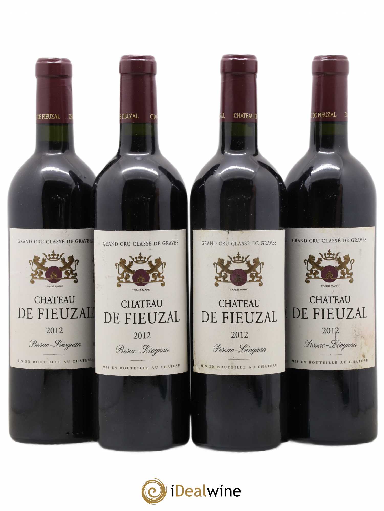 Château de Fieuzal Cru Classé de Graves 2012 - Lot de 4 bouteilles - 0