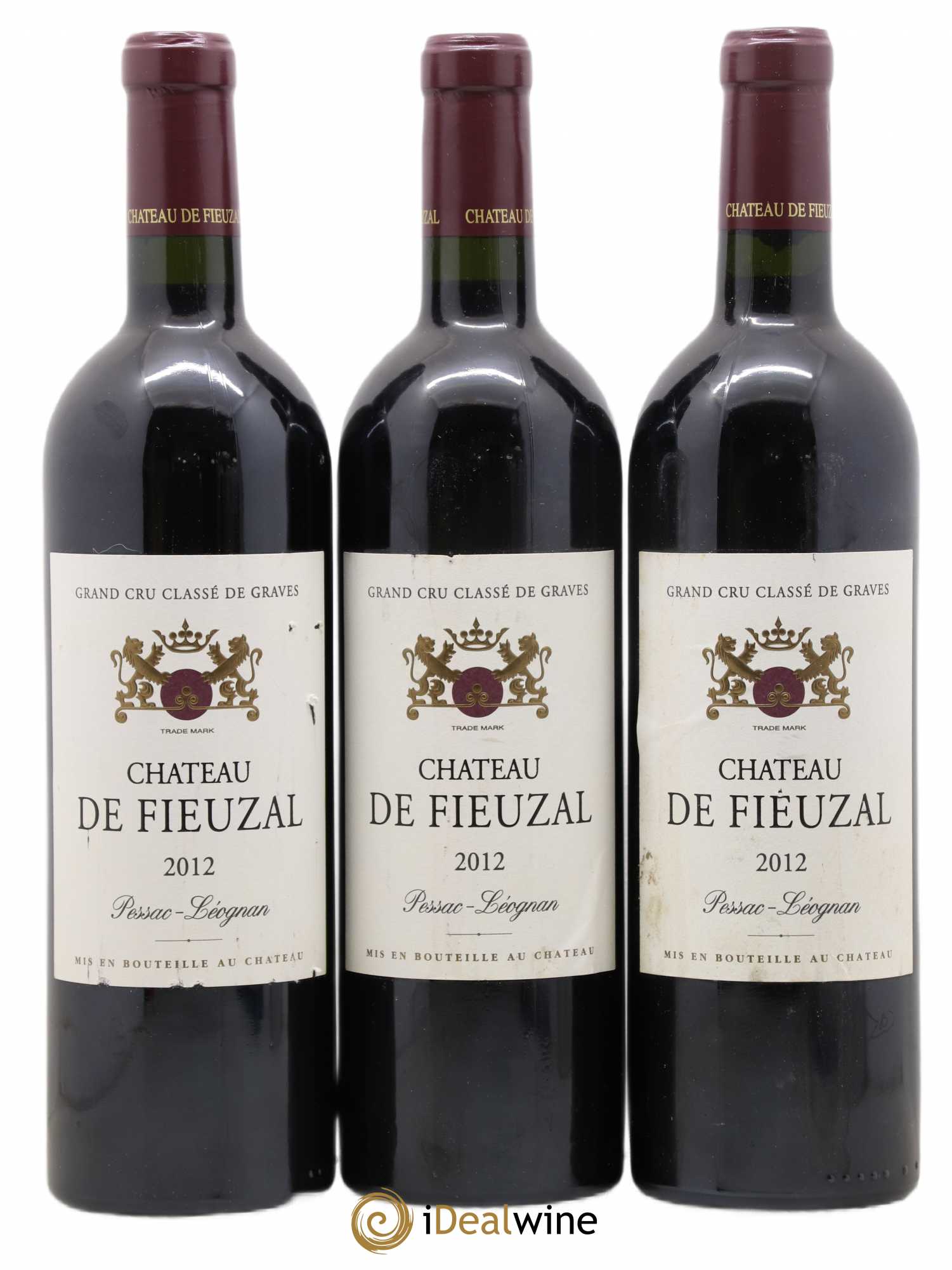 Château de Fieuzal Cru Classé de Graves 2012 - Lot de 3 bouteilles - 0