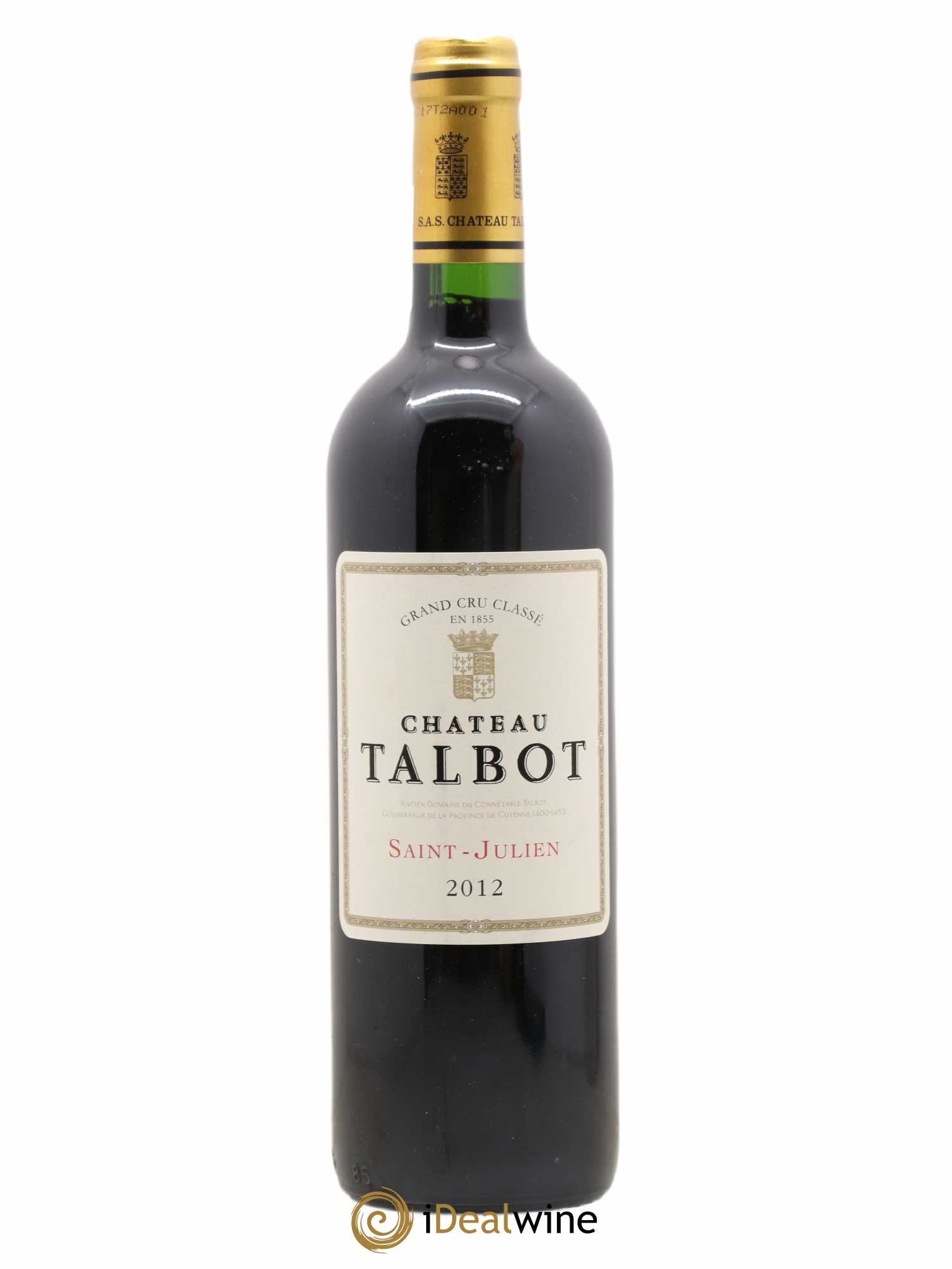 Château Talbot 4ème Grand Cru Classé 2012 - Lot de 1 bouteille - 0